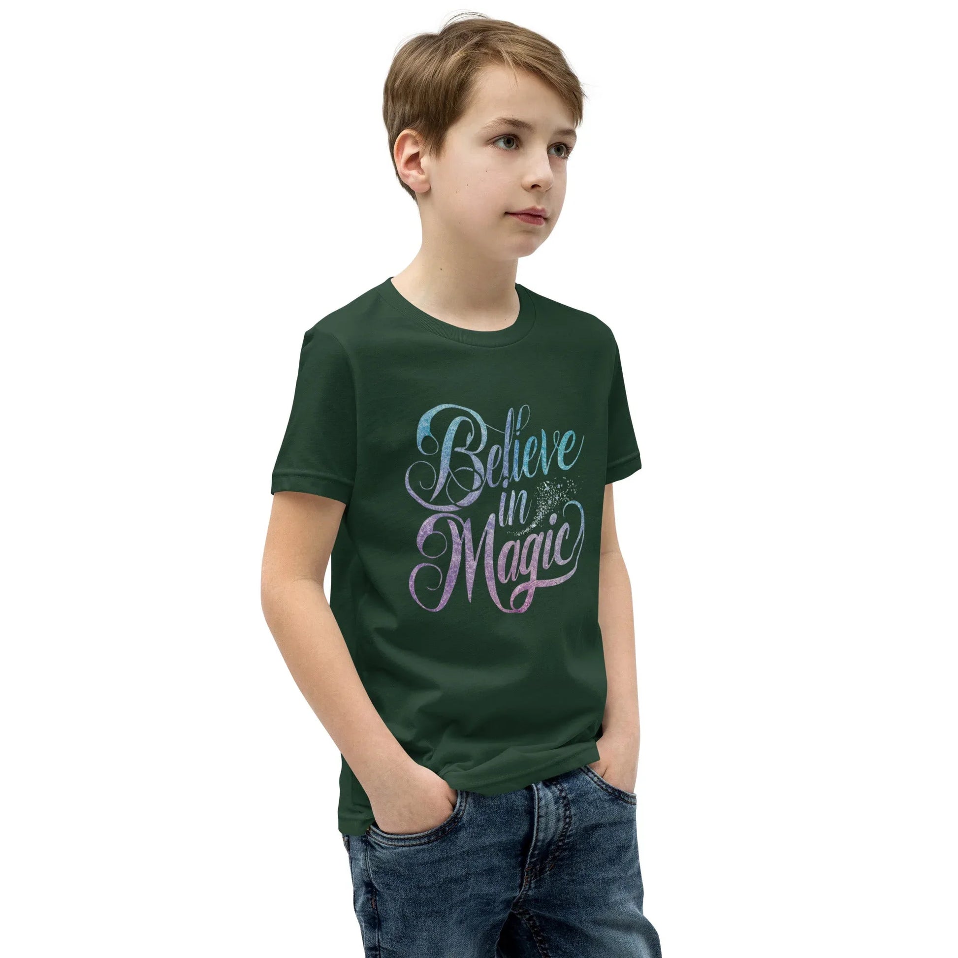 Youth Short Sleeve | BELIEVE IN MAGIC - T-Shirt - AwRans Clothing