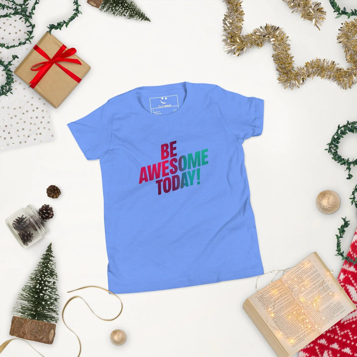 Youth Short Sleeve | BE AWESOME TODAY! - T-Shirt - AwRans Clothing