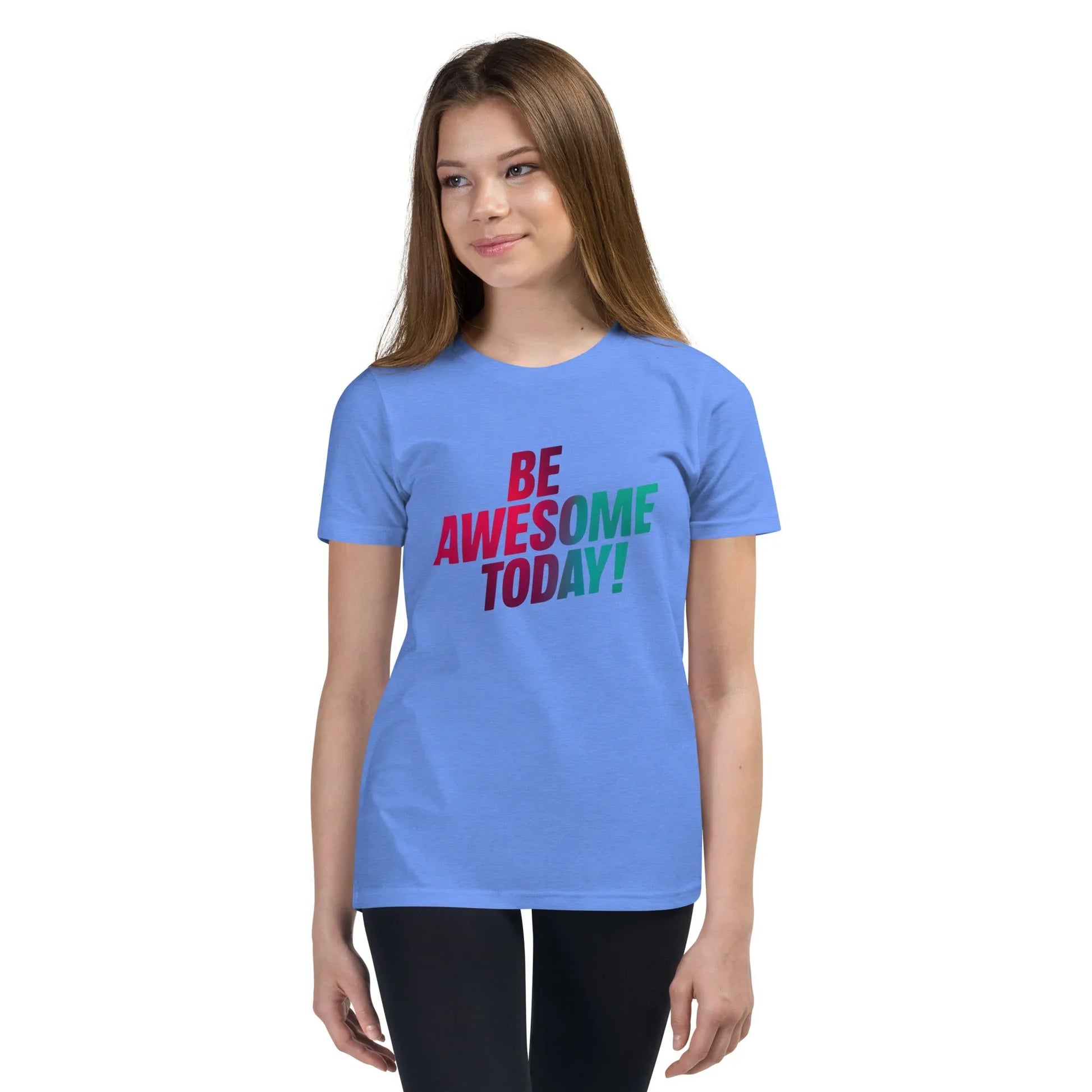 Youth Short Sleeve | BE AWESOME TODAY! - T-Shirt - AwRans Clothing