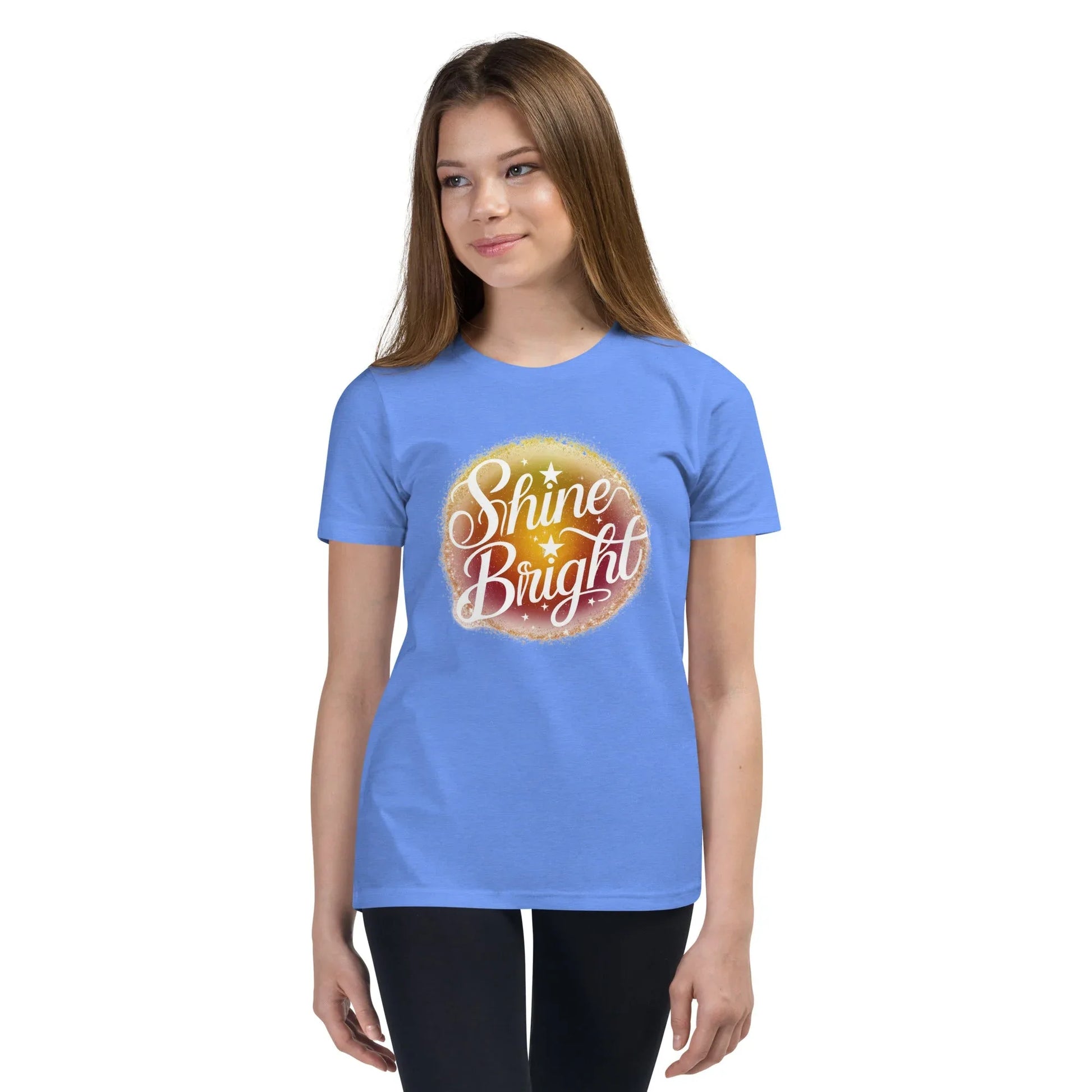 Youth Short Sleeve | Shine And Bright - T-Shirt - AwRans Clothing