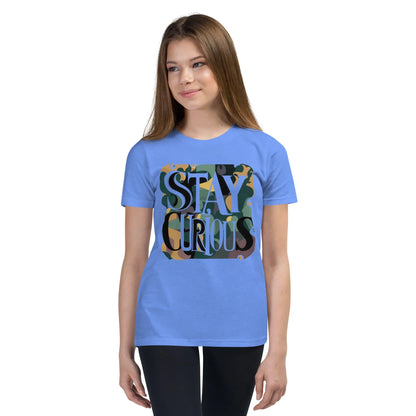 Youth Short Sleeve | Stay Curious - T-Shirt - AwRans Clothing