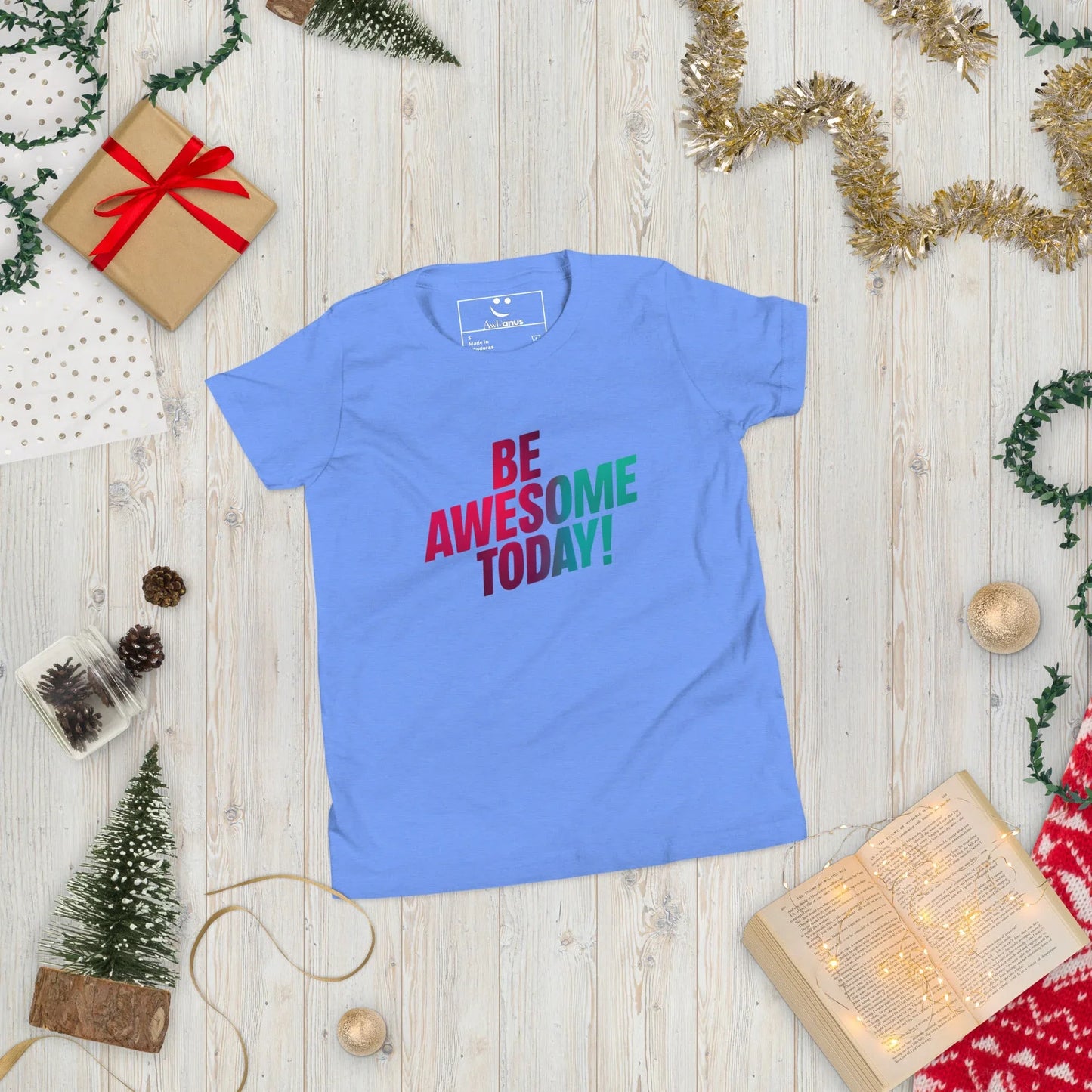 Youth Short Sleeve | BE AWESOME TODAY! - T-Shirt - AwRans Clothing