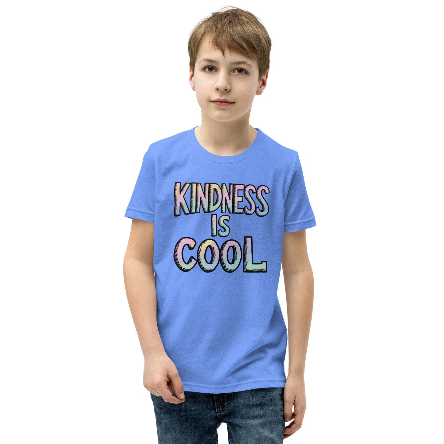 Youth Short Sleeve | KINDNESS IS COOL - T-Shirt - AwRans Clothing