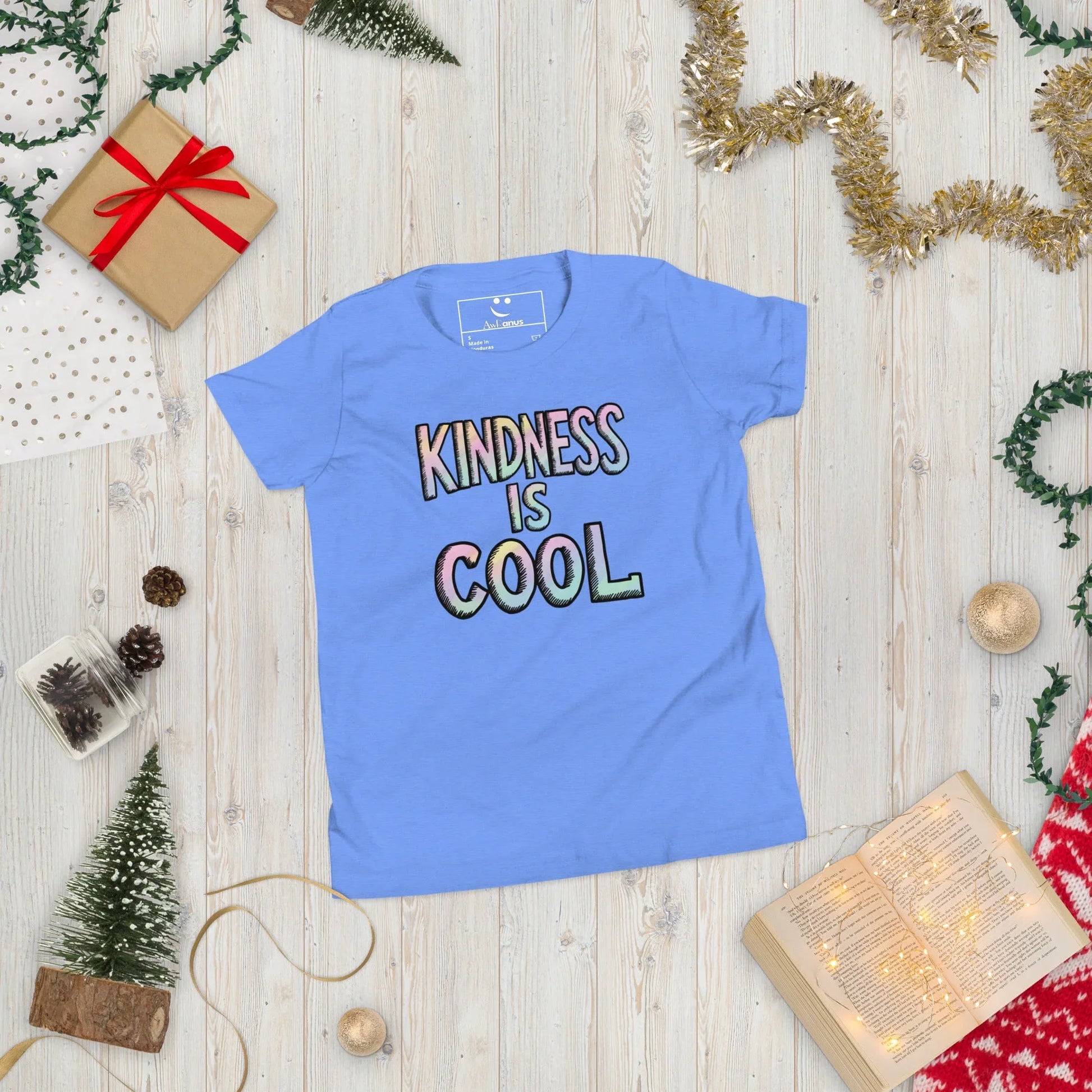Youth Short Sleeve | KINDNESS IS COOL - T-Shirt - AwRans Clothing