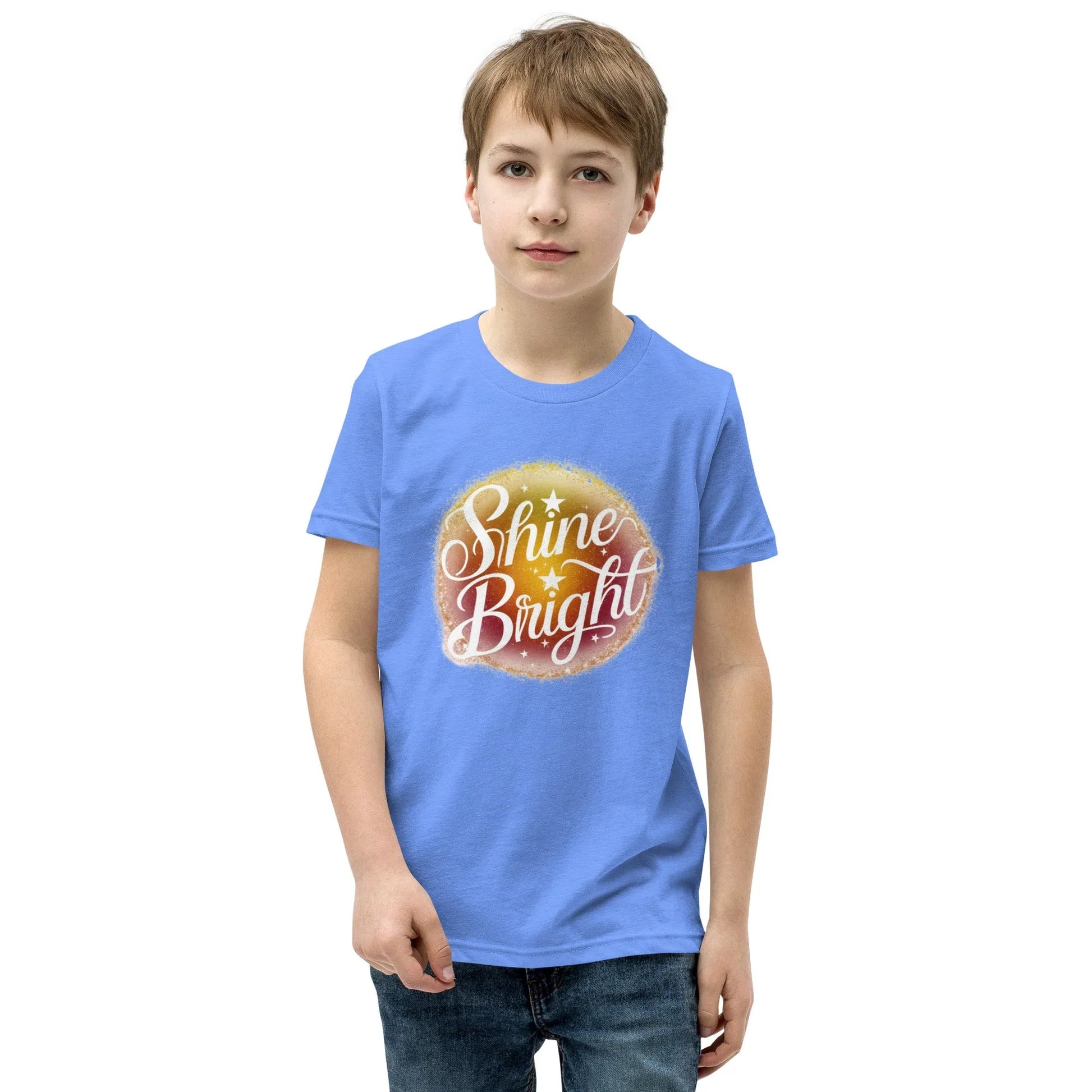 Youth Short Sleeve | Shine And Bright - T-Shirt - AwRans Clothing