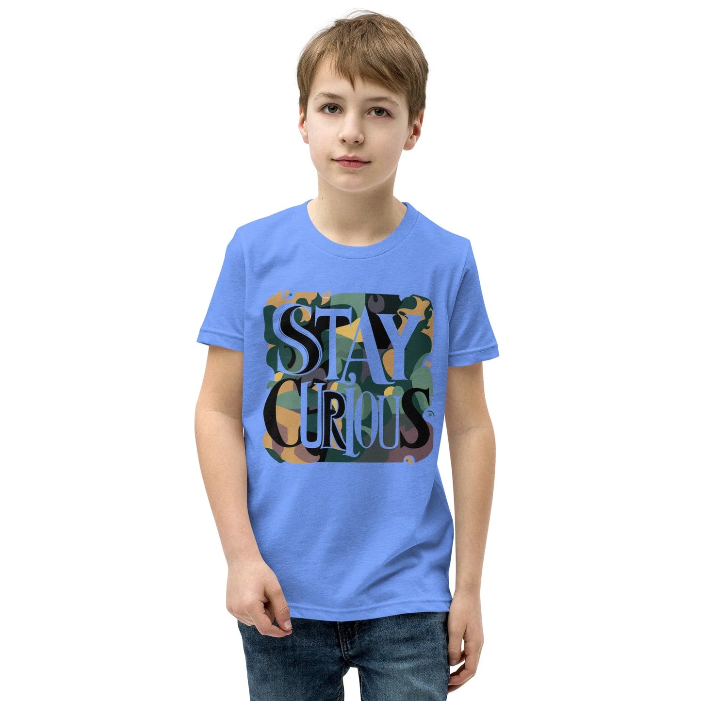 Youth Short Sleeve | Stay Curious - T-Shirt - AwRans Clothing