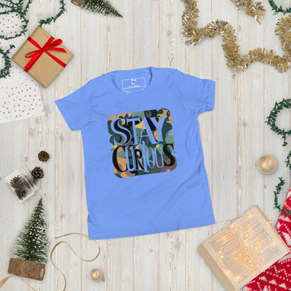 Youth Short Sleeve | Stay Curious - T-Shirt - AwRans Clothing