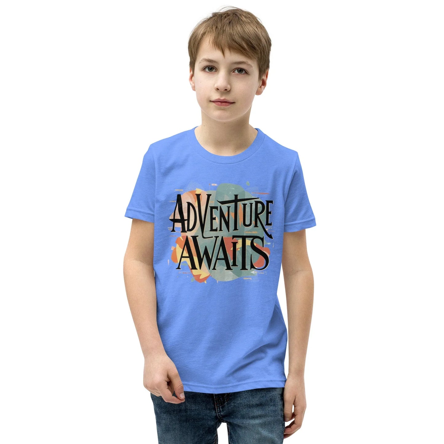 Youth Short Sleeve | Adventure Awaits - T-Shirt - AwRans Clothing
