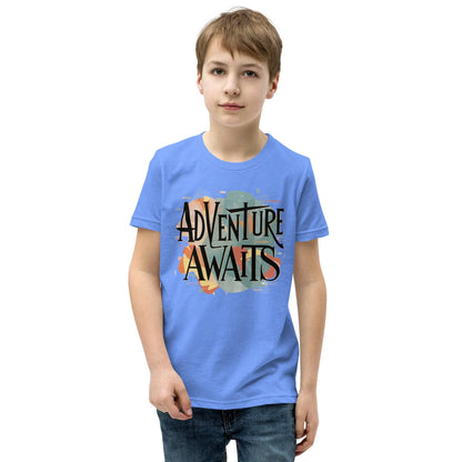 Youth Short Sleeve | Adventure Awaits - T-Shirt - AwRans Clothing