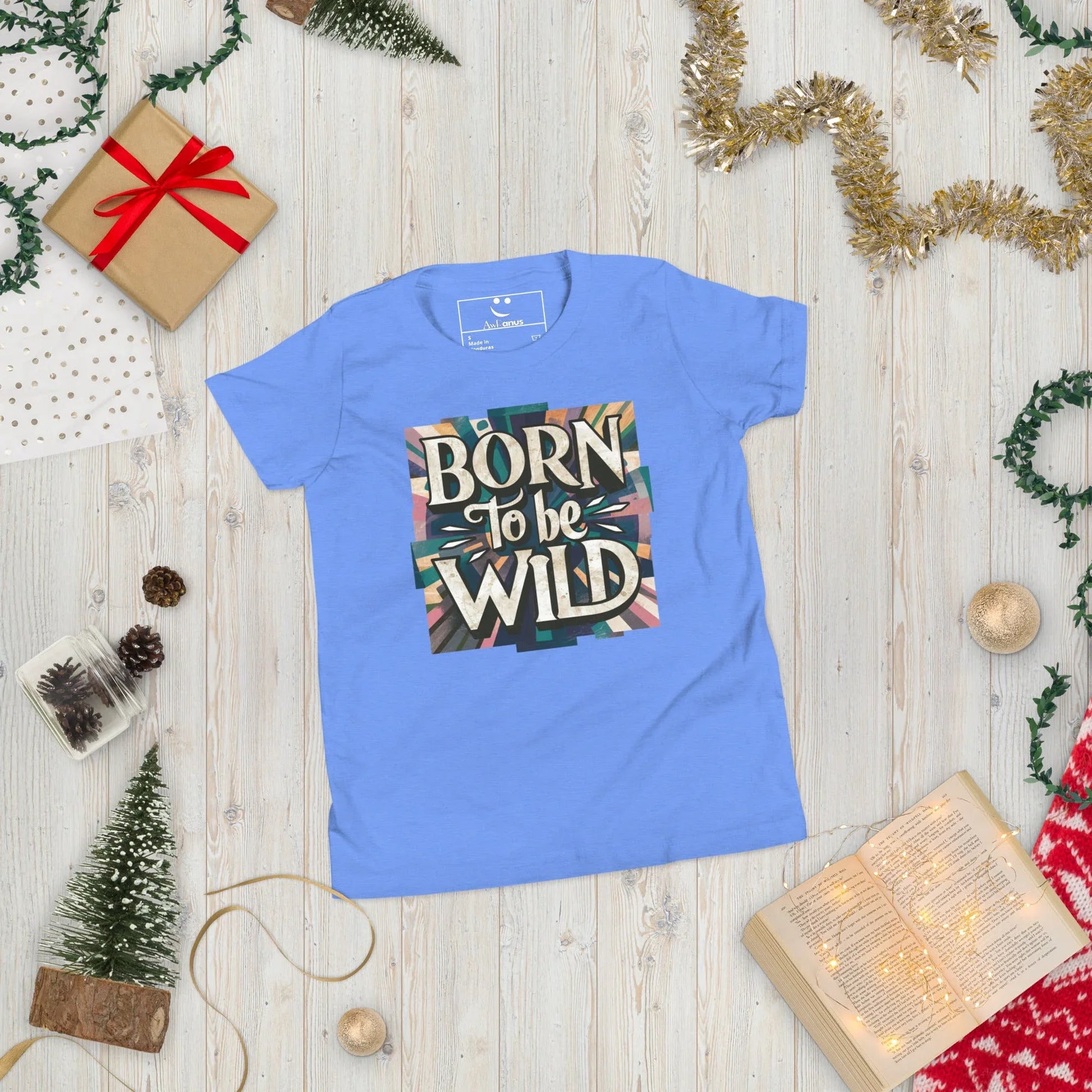 Youth Short Sleeve | Born To Be Wild - T-Shirt - AwRans Clothing