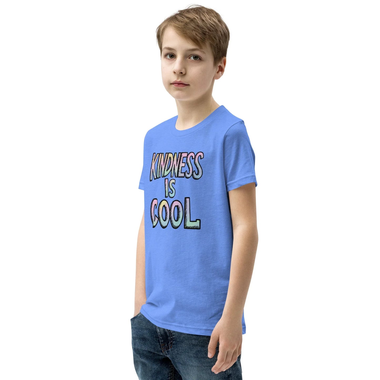 Youth Short Sleeve | KINDNESS IS COOL - T-Shirt - AwRans Clothing