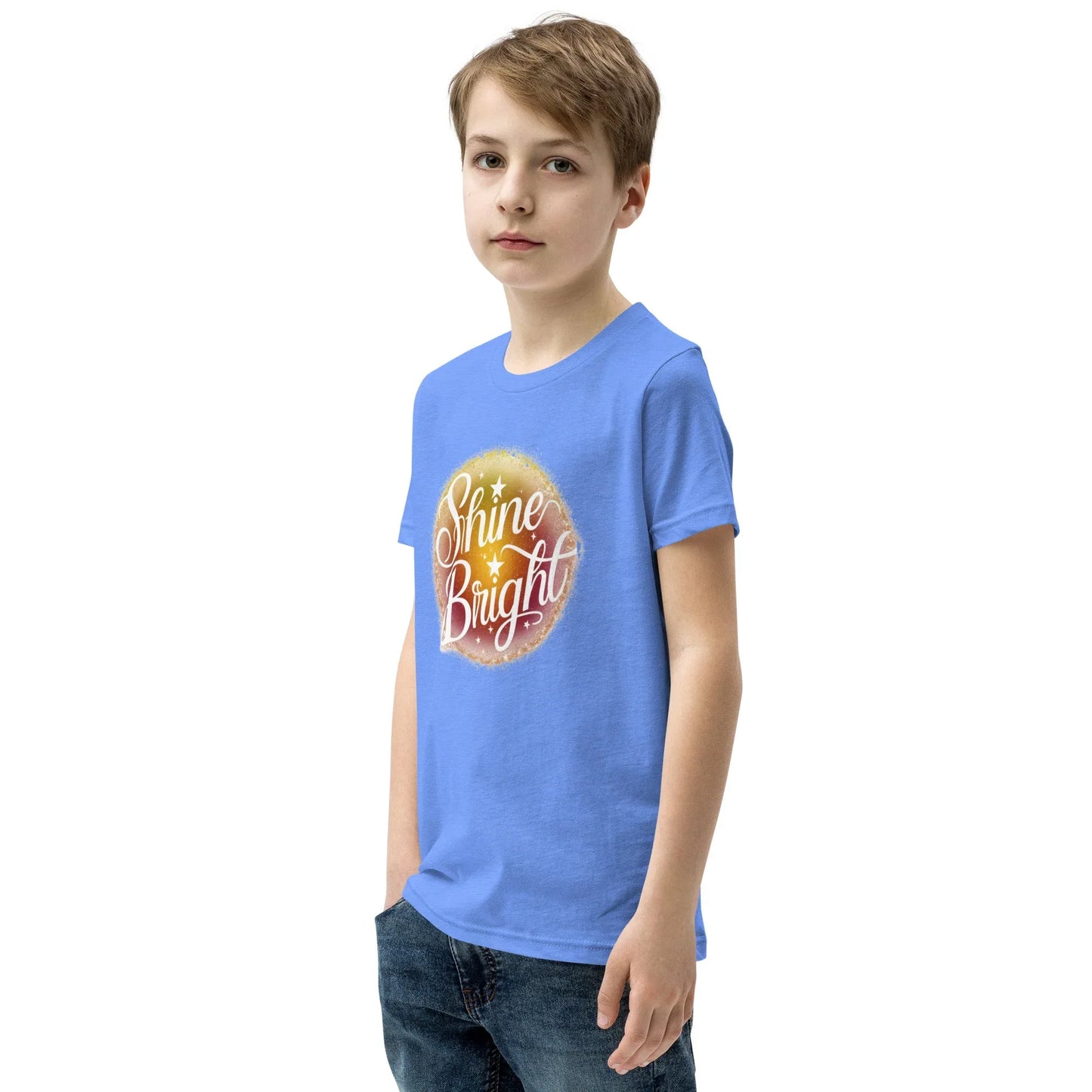 Youth Short Sleeve | Shine And Bright - T-Shirt - AwRans Clothing