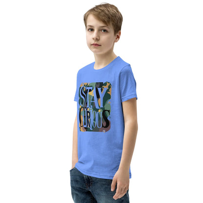 Youth Short Sleeve | Stay Curious - T-Shirt - AwRans Clothing