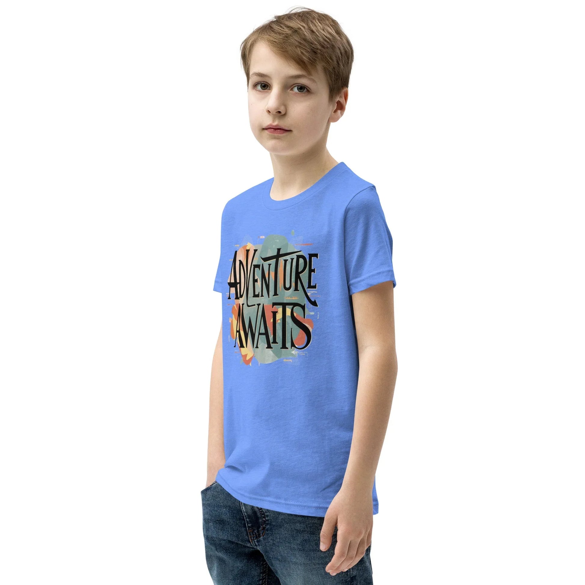 Youth Short Sleeve | Adventure Awaits - T-Shirt - AwRans Clothing