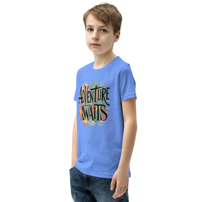 Youth Short Sleeve | Adventure Awaits - T-Shirt - AwRans Clothing