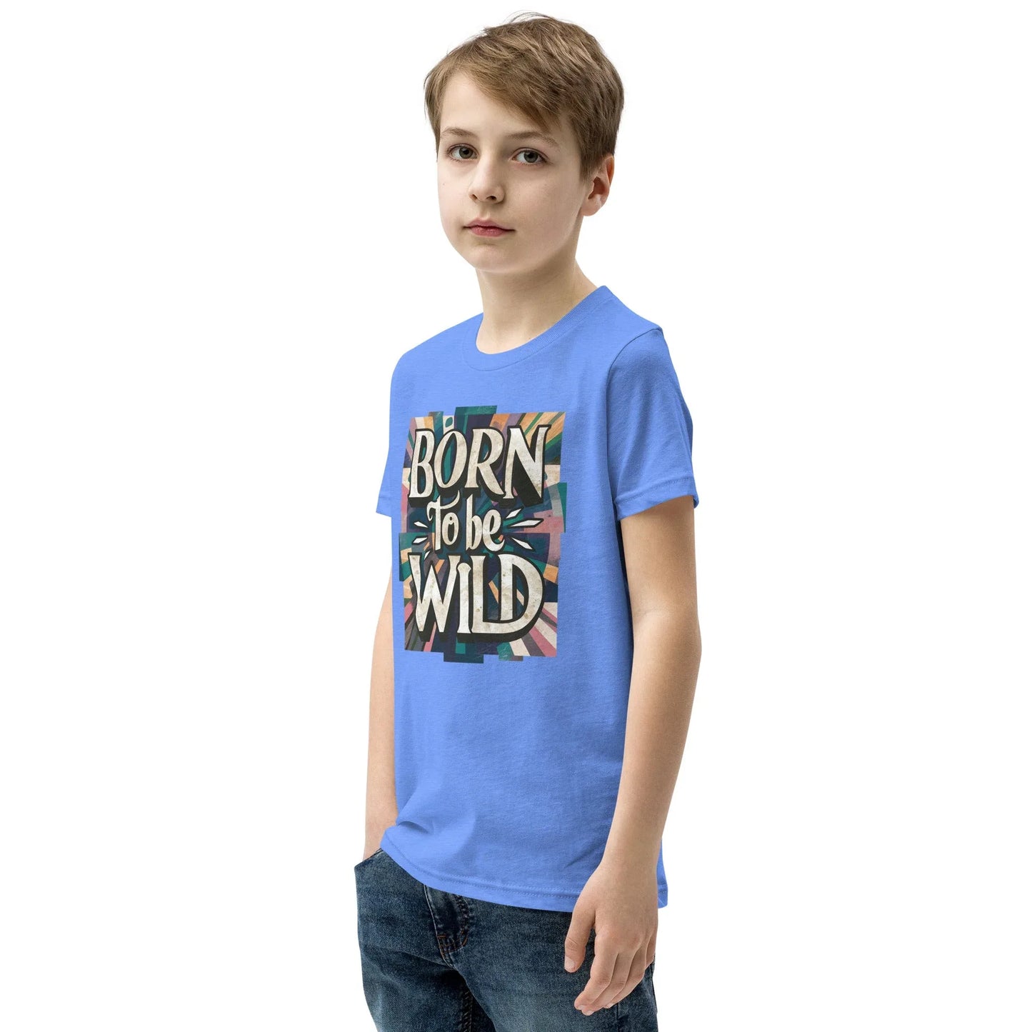 Youth Short Sleeve | Born To Be Wild - T-Shirt - AwRans Clothing