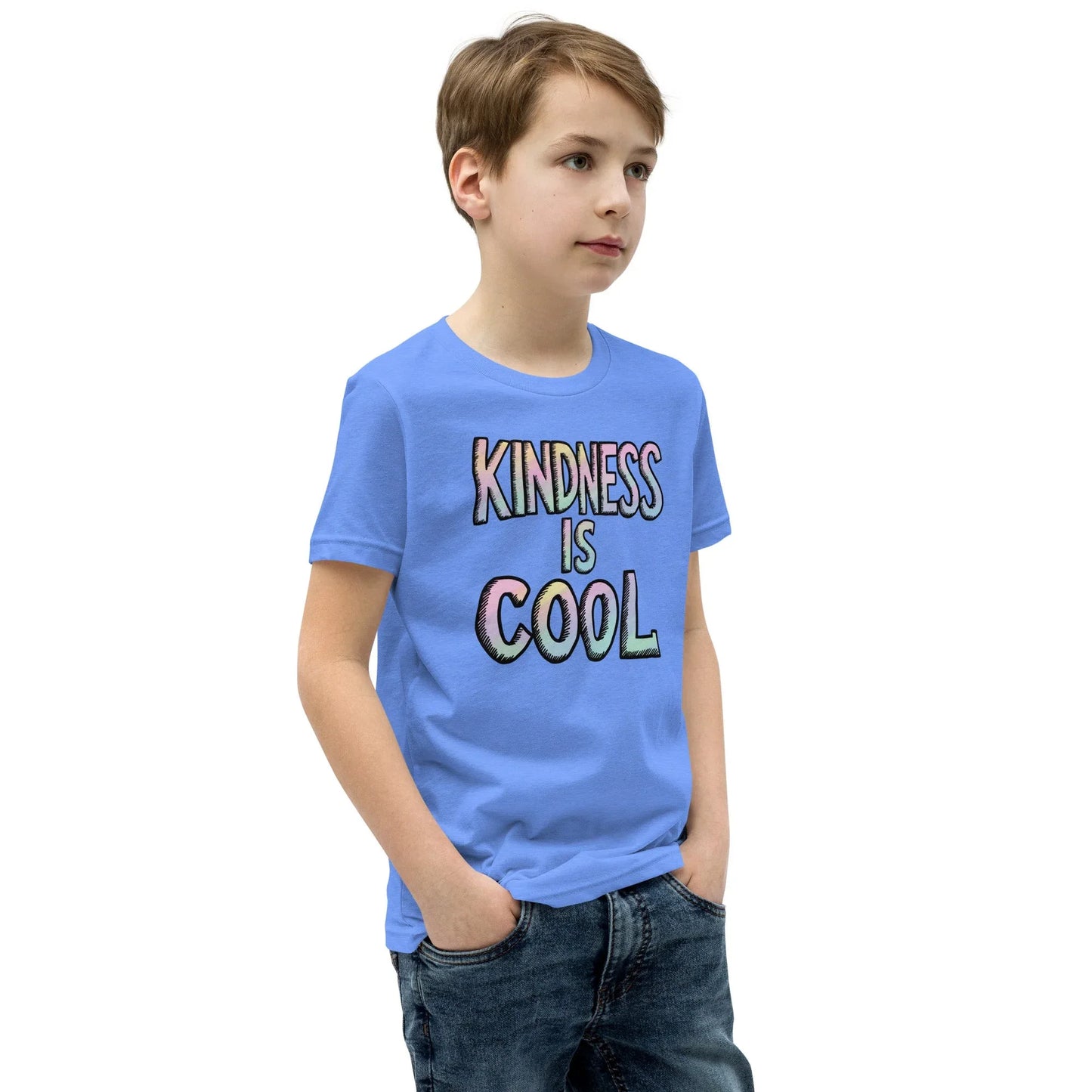 Youth Short Sleeve | KINDNESS IS COOL - T-Shirt - AwRans Clothing