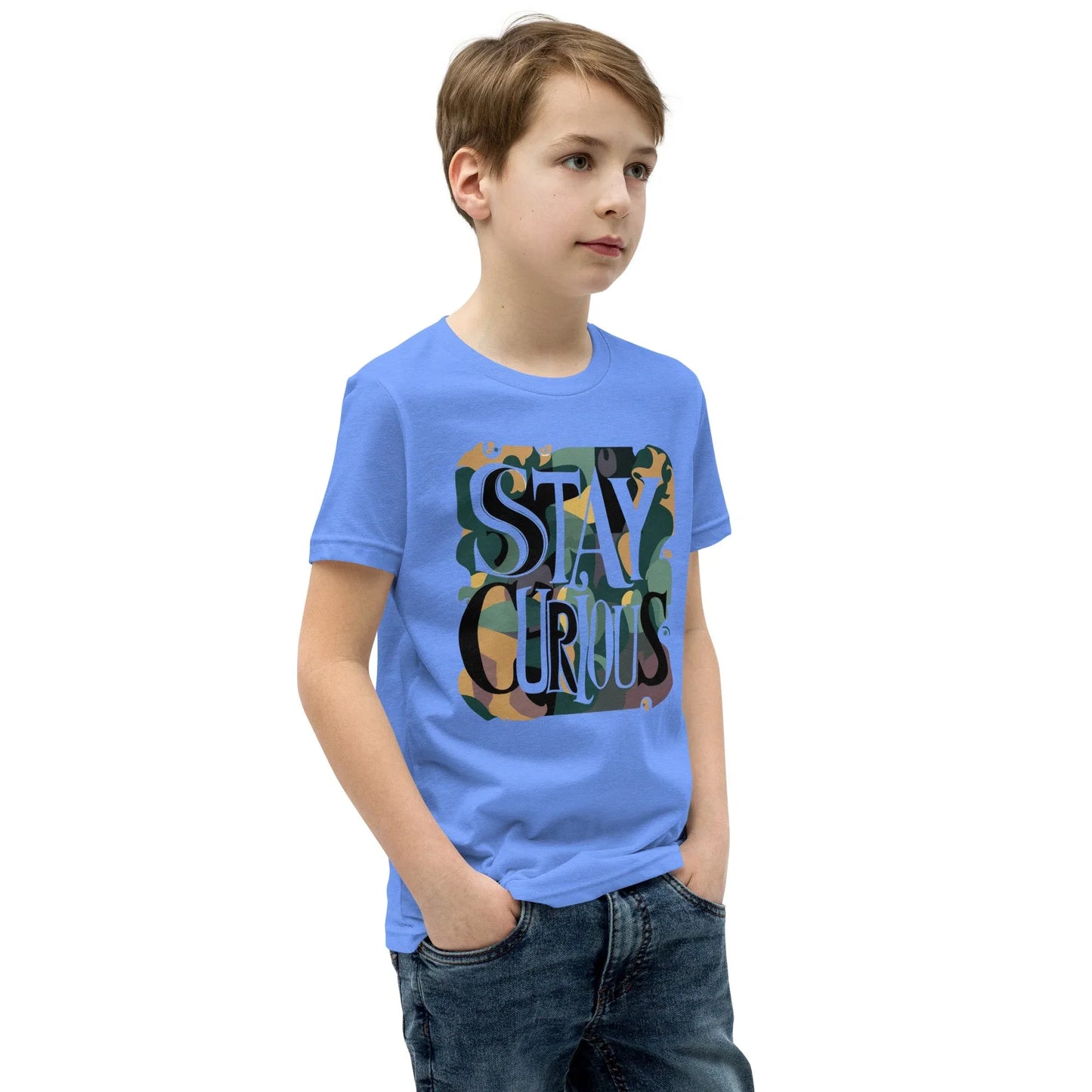 Youth Short Sleeve | Stay Curious - T-Shirt - AwRans Clothing