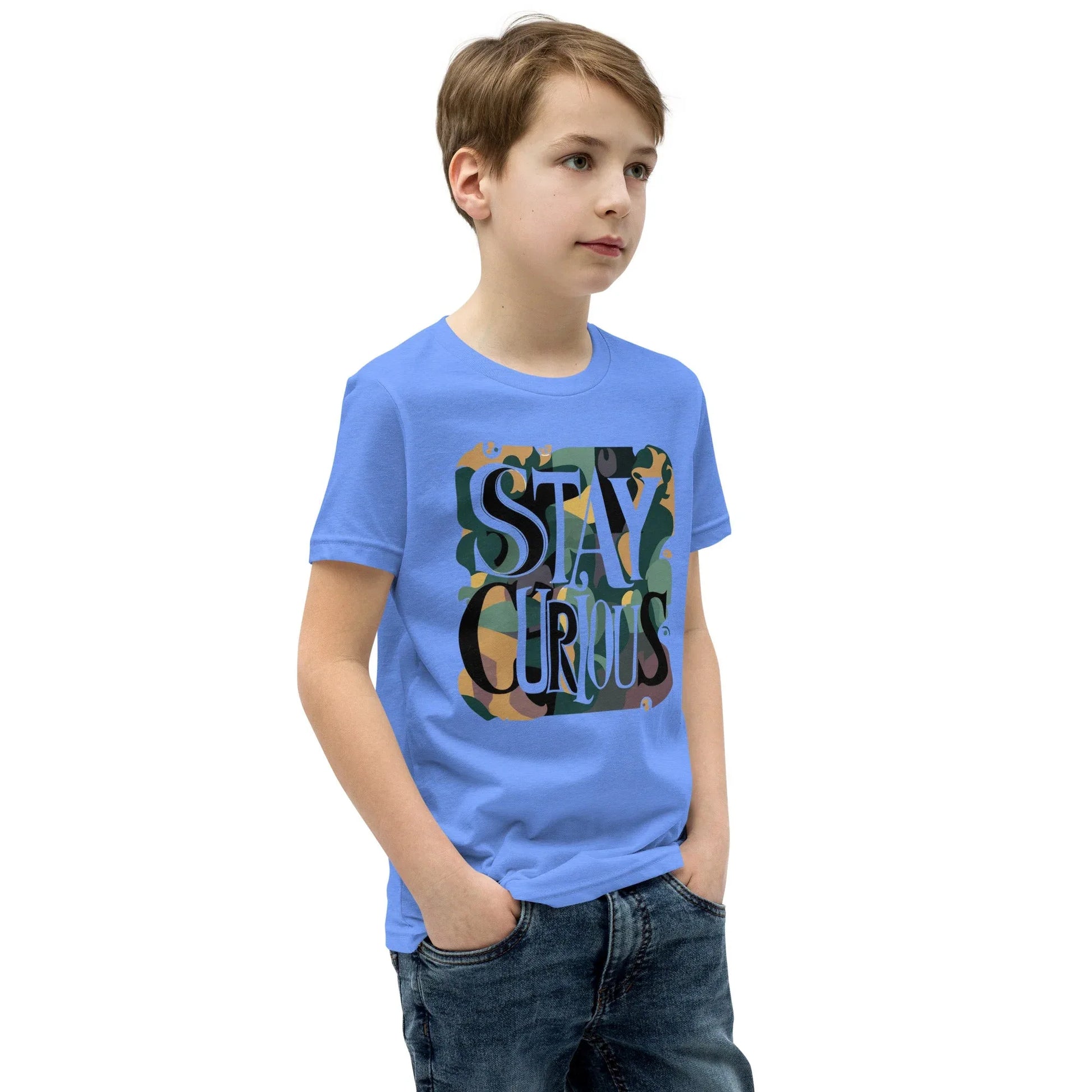 Youth Short Sleeve | Stay Curious - T-Shirt - AwRans Clothing