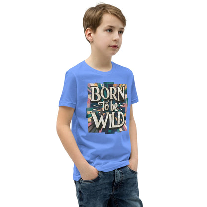 Youth Short Sleeve | Born To Be Wild - T-Shirt - AwRans Clothing