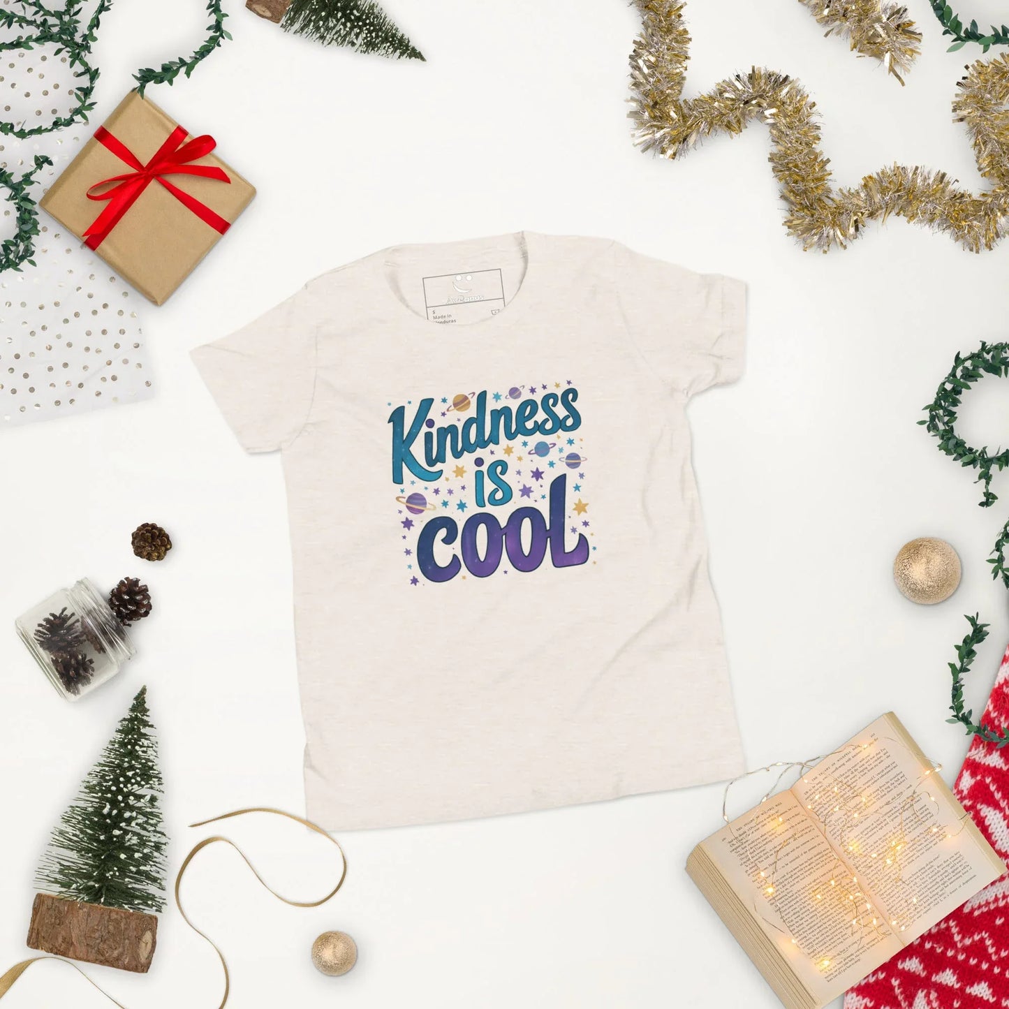 Youth Short Sleeve | KINDNESS IS COOL - T-Shirt - AwRans Clothing