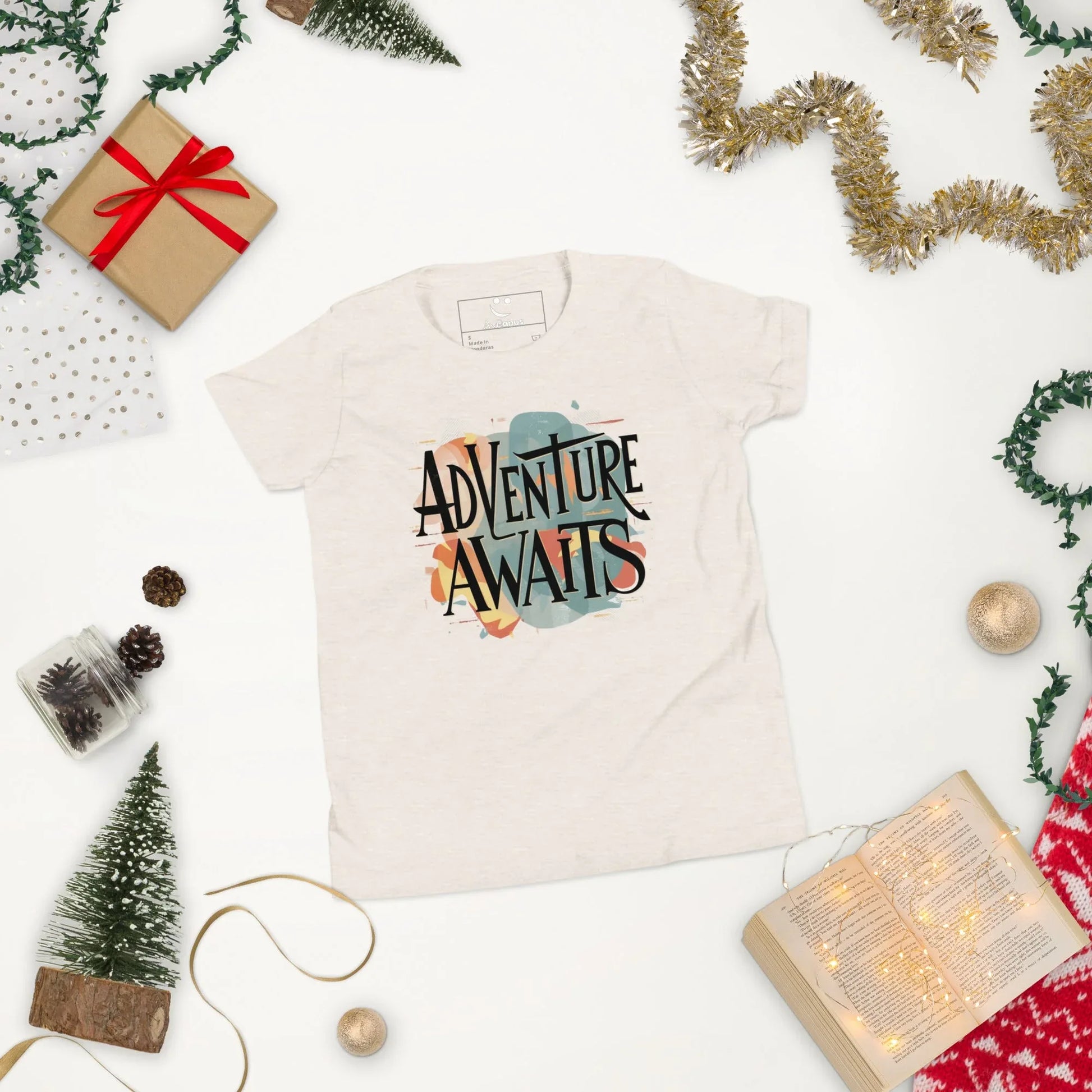 Youth Short Sleeve | Adventure Awaits - T-Shirt - AwRans Clothing