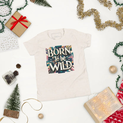 Youth Short Sleeve | Born To Be Wild - T-Shirt - AwRans Clothing