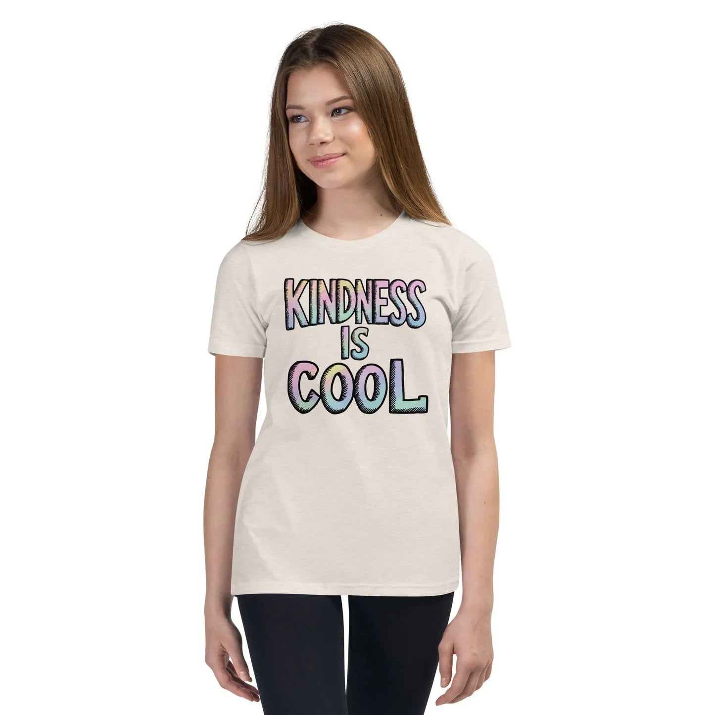Youth Short Sleeve | KINDNESS IS COOL - T-Shirt - AwRans Clothing