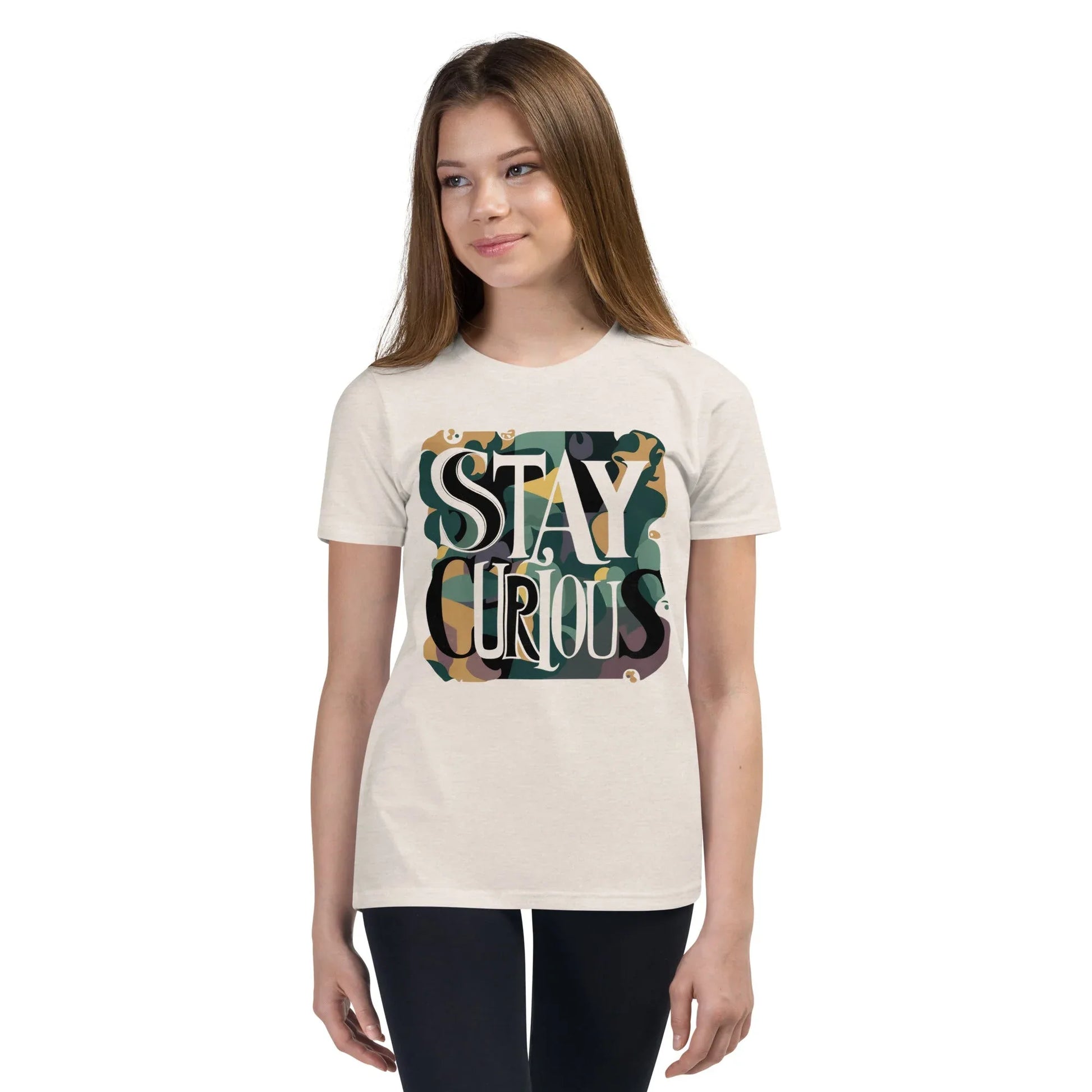 Youth Short Sleeve | Stay Curious - T-Shirt - AwRans Clothing
