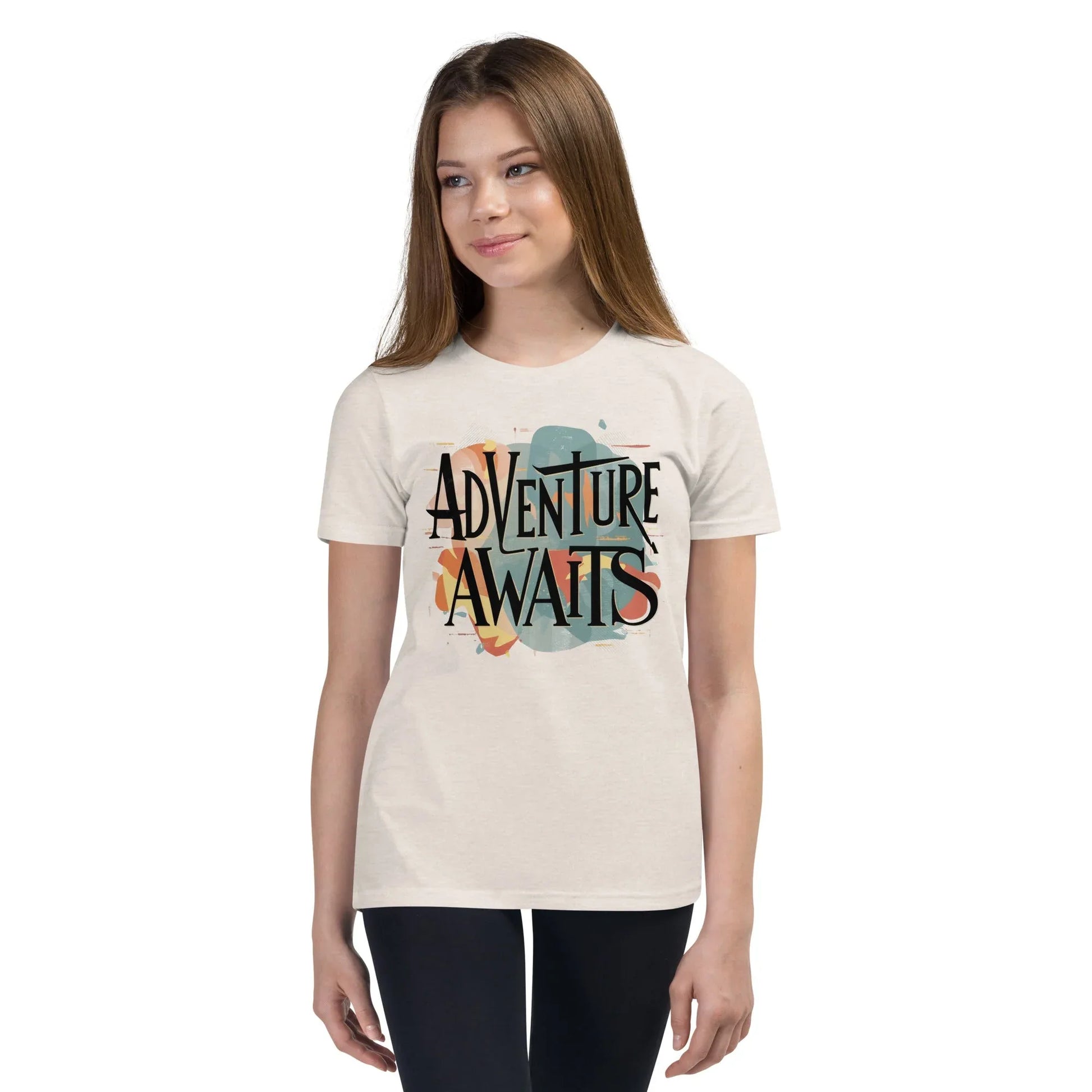 Youth Short Sleeve | Adventure Awaits - T-Shirt - AwRans Clothing