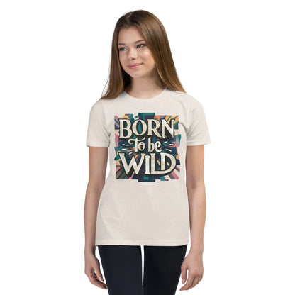 Youth Short Sleeve | Born To Be Wild - T-Shirt - AwRans Clothing