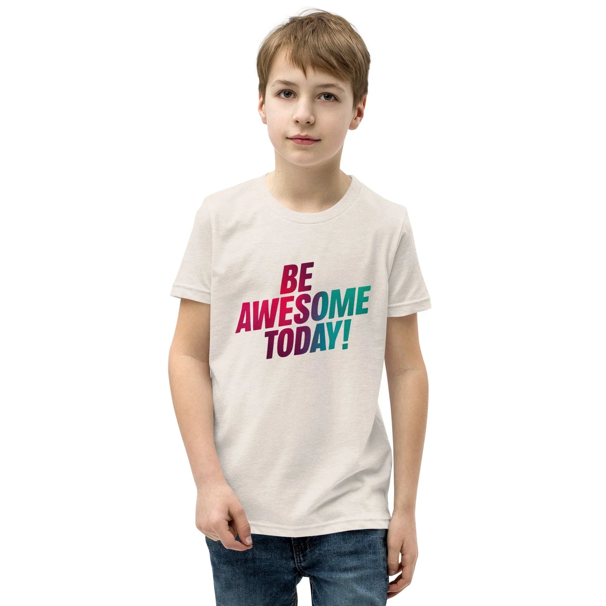 Youth Short Sleeve | BE AWESOME TODAY! - T-Shirt - AwRans Clothing