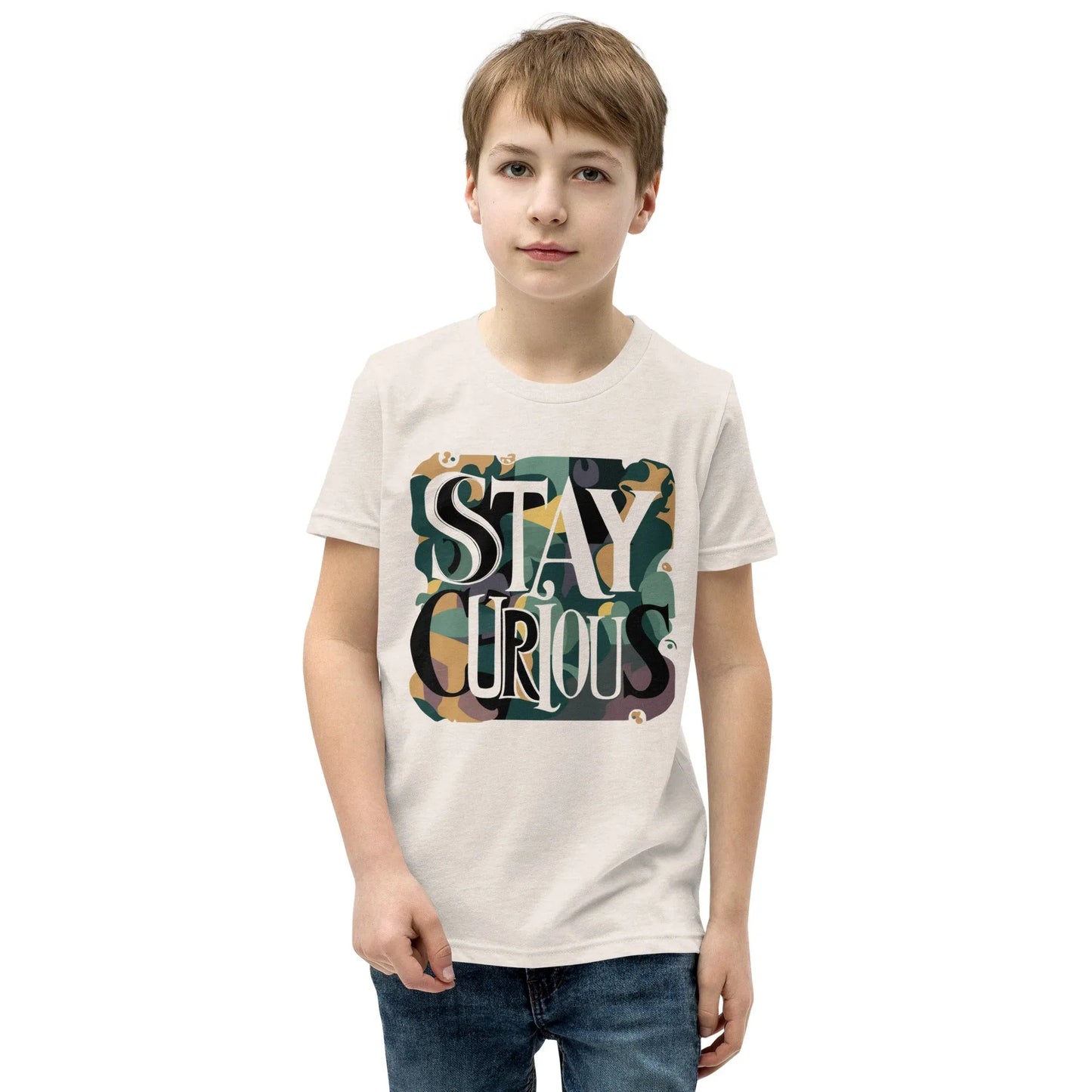 Youth Short Sleeve | Stay Curious - T-Shirt - AwRans Clothing
