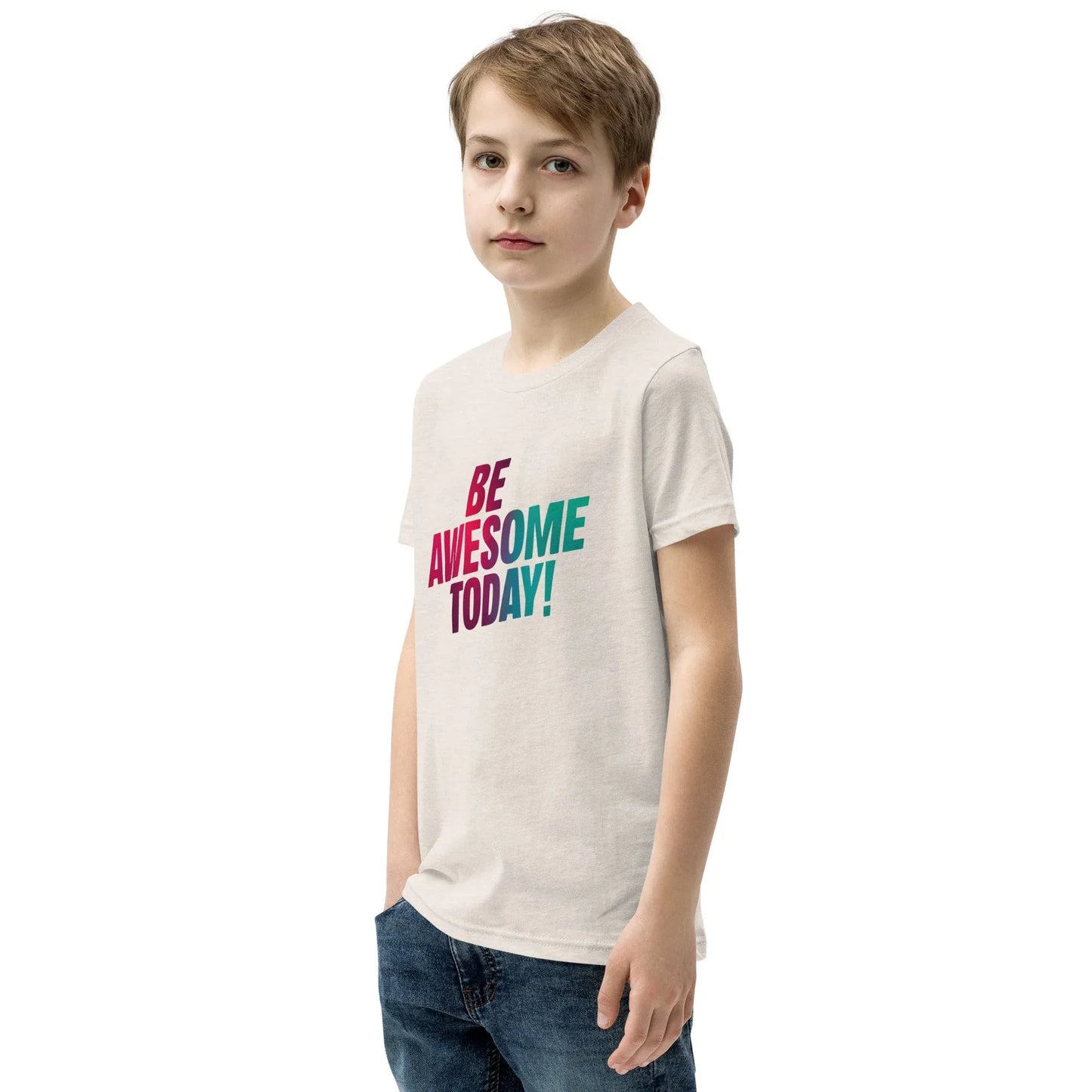 Youth Short Sleeve | BE AWESOME TODAY! - T-Shirt - AwRans Clothing