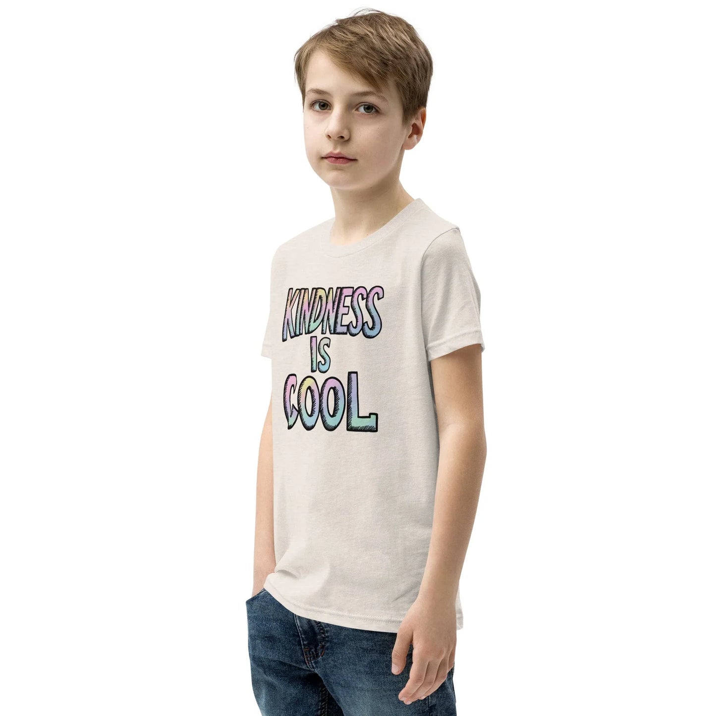 Youth Short Sleeve | KINDNESS IS COOL - T-Shirt - AwRans Clothing