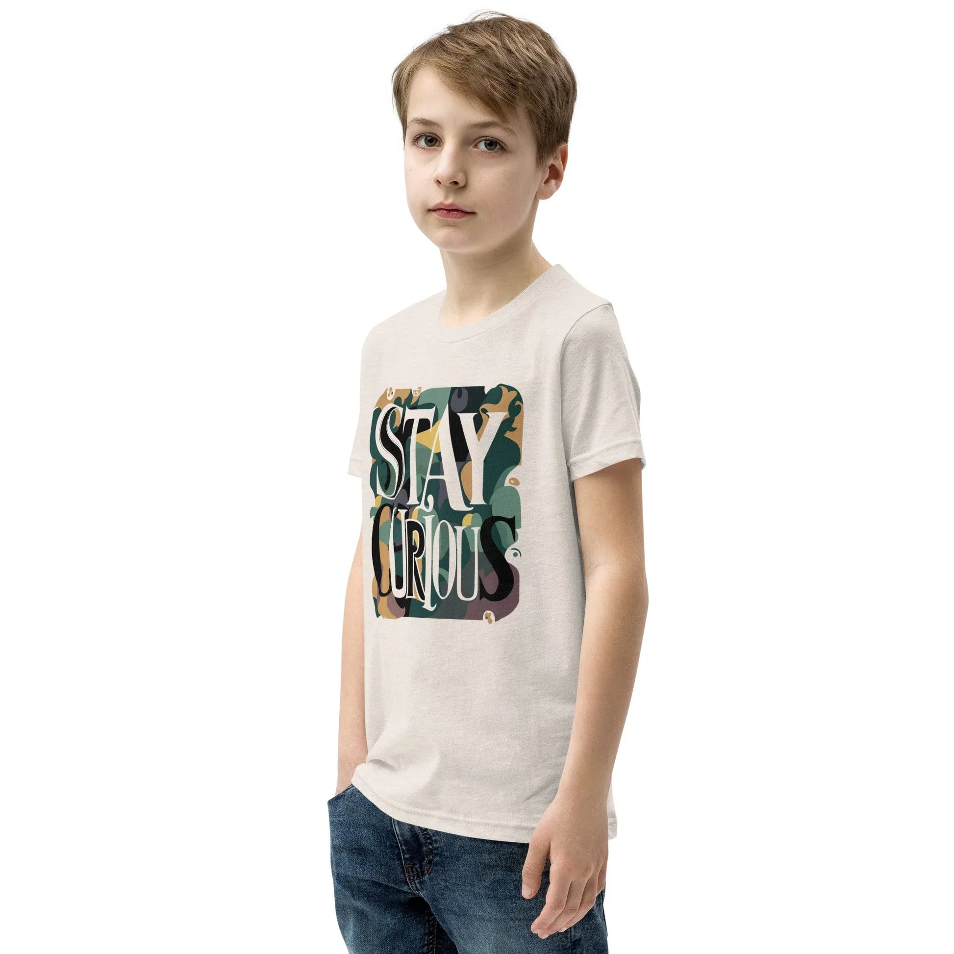 Youth Short Sleeve | Stay Curious - T-Shirt - AwRans Clothing