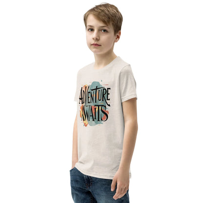 Youth Short Sleeve | Adventure Awaits - T-Shirt - AwRans Clothing