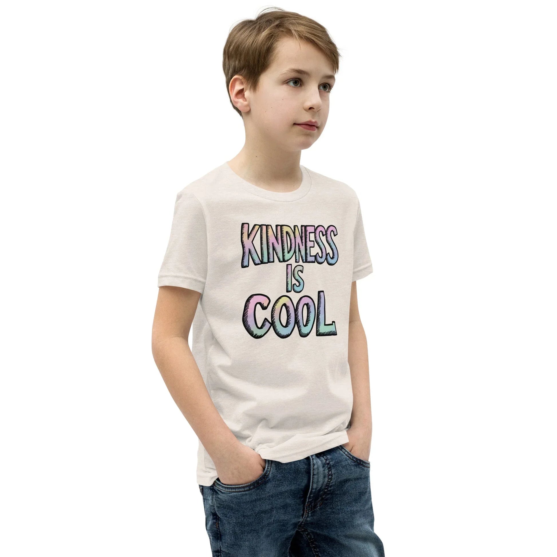 Youth Short Sleeve | KINDNESS IS COOL - T-Shirt - AwRans Clothing
