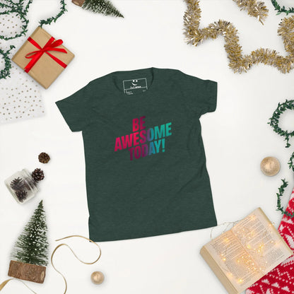 Youth Short Sleeve | BE AWESOME TODAY! - T-Shirt - AwRans Clothing