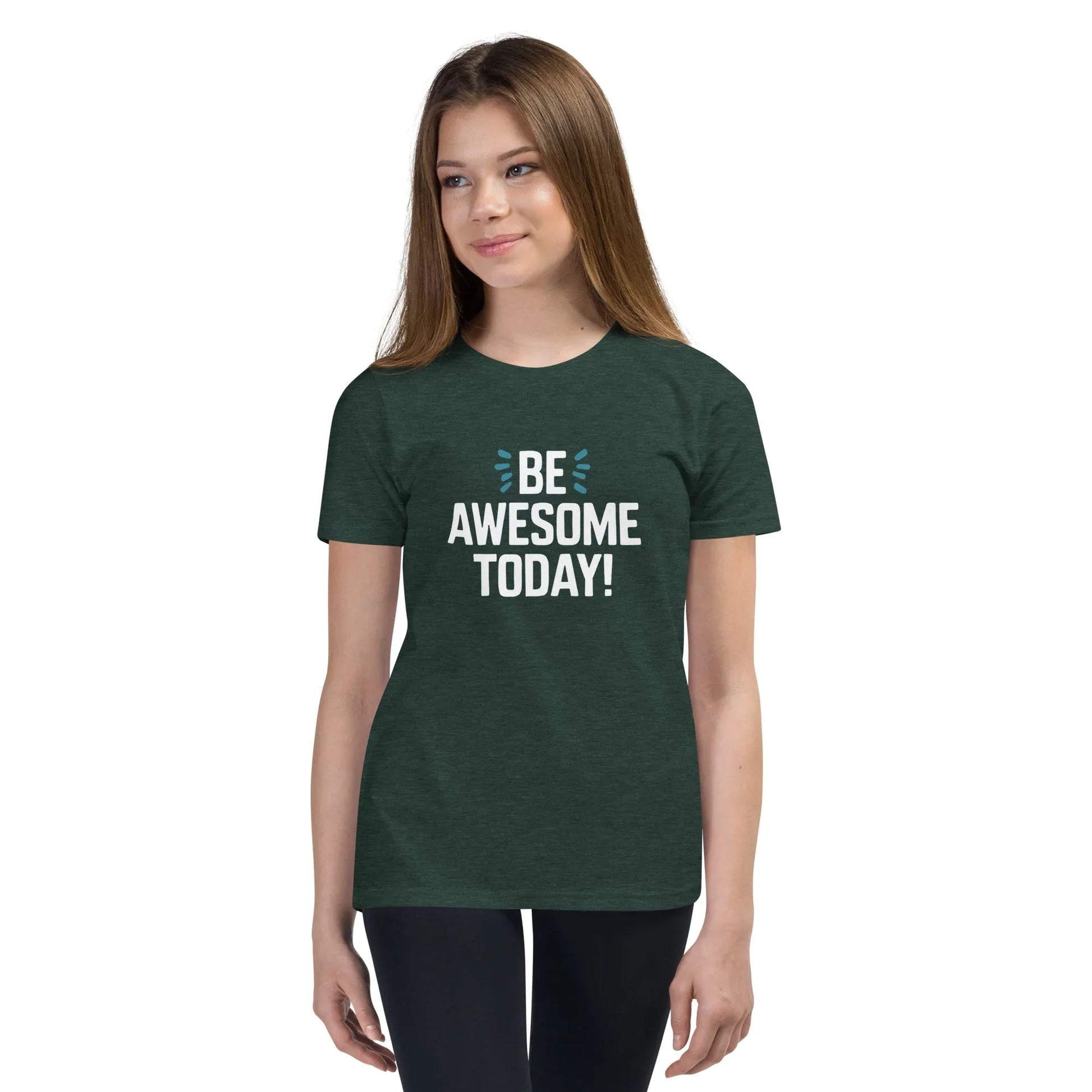 Youth Short Sleeve | BE AWESOME TODAY! - T-Shirt - AwRans Clothing