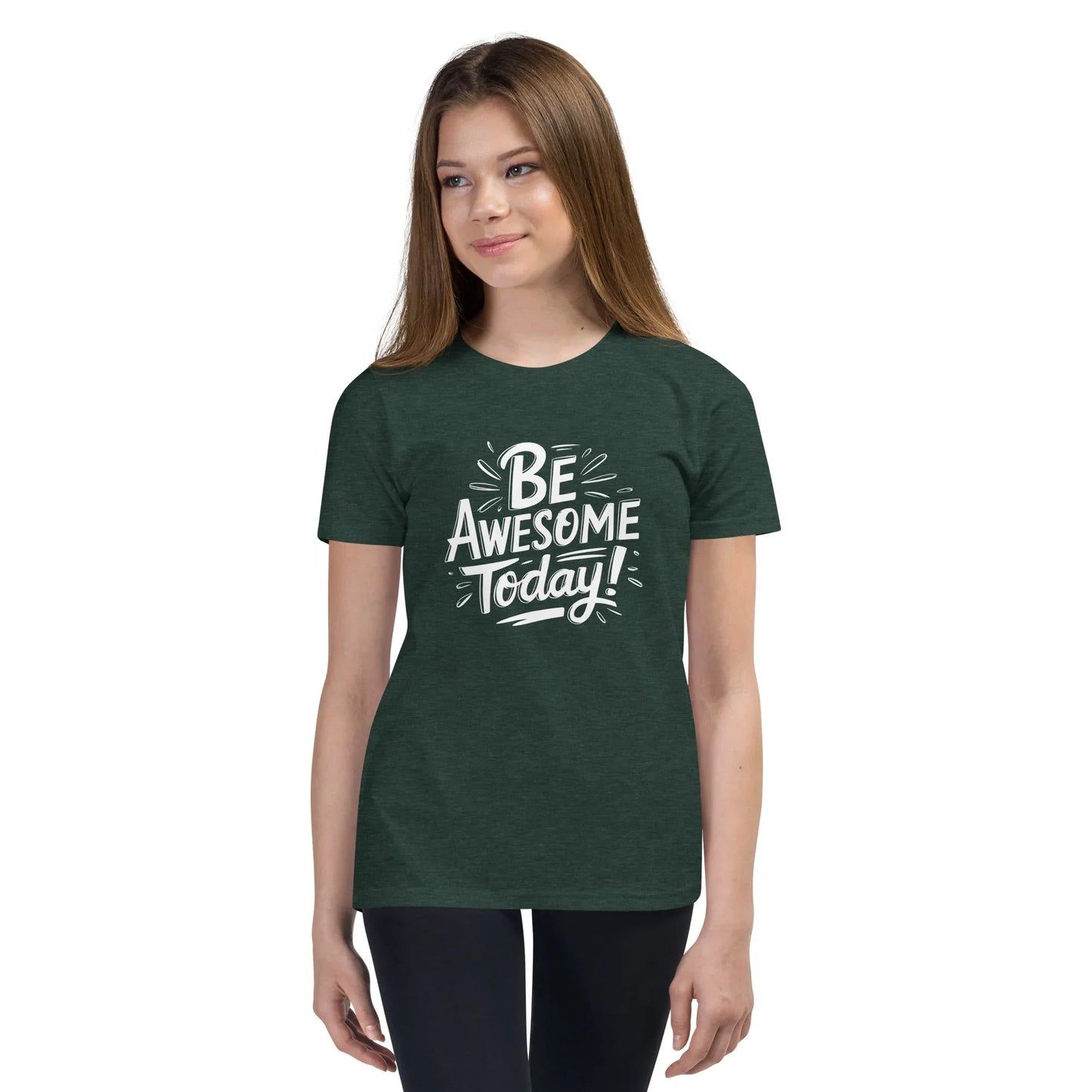 Youth Short Sleeve | BE AWESOME TODAY! - T-Shirt - AwRans Clothing