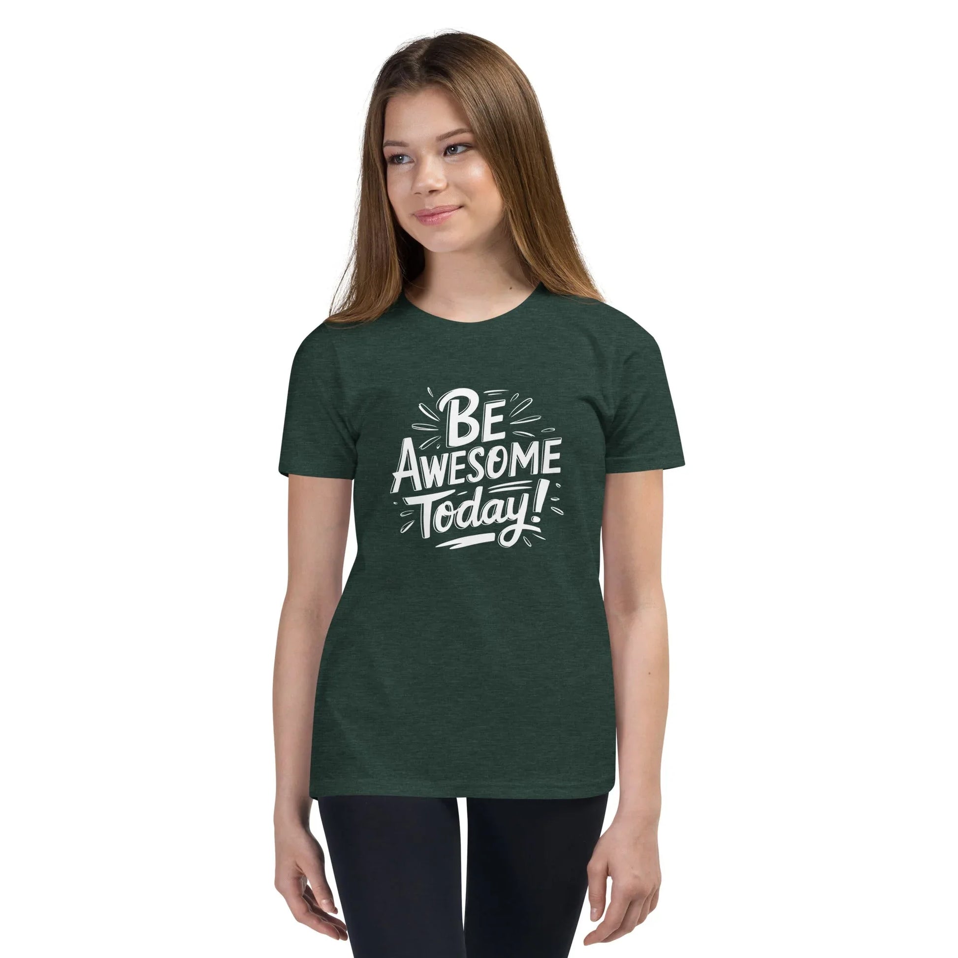 Youth Short Sleeve | BE AWESOME TODAY! - T-Shirt - AwRans Clothing