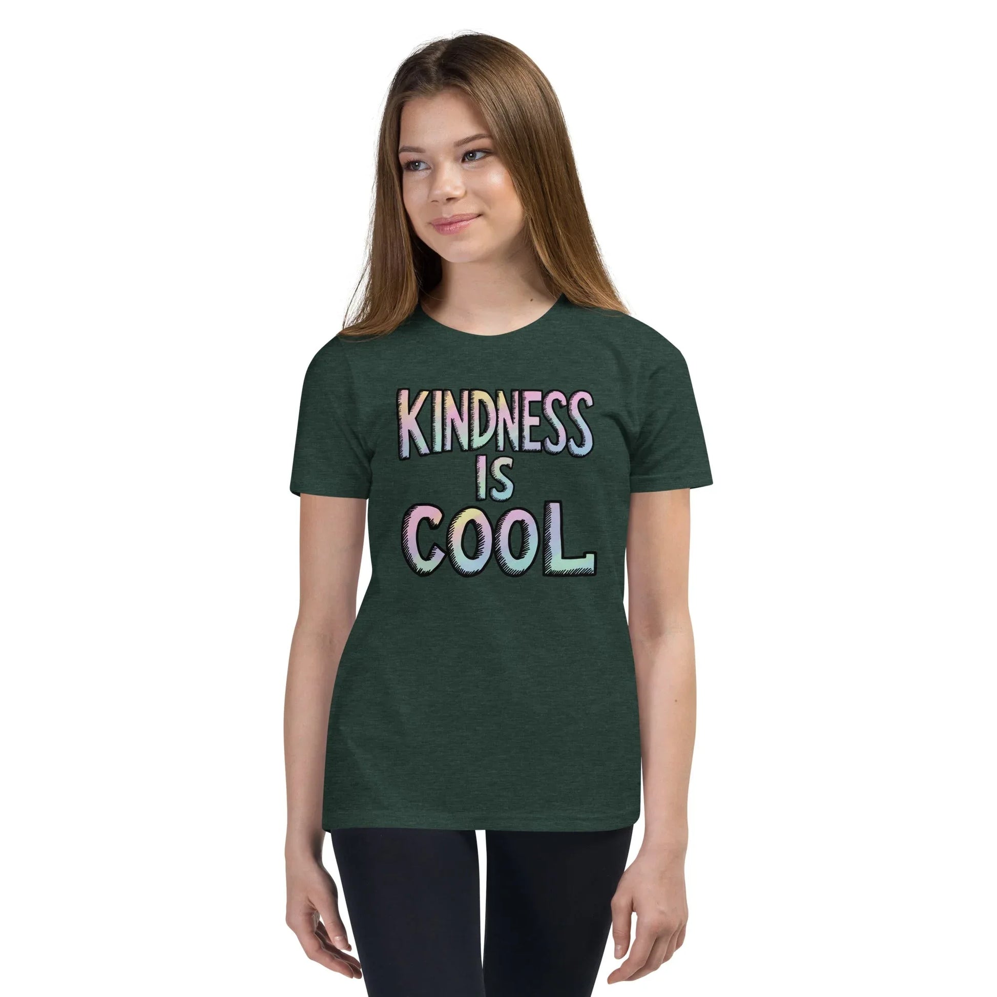 Youth Short Sleeve | KINDNESS IS COOL - T-Shirt - AwRans Clothing