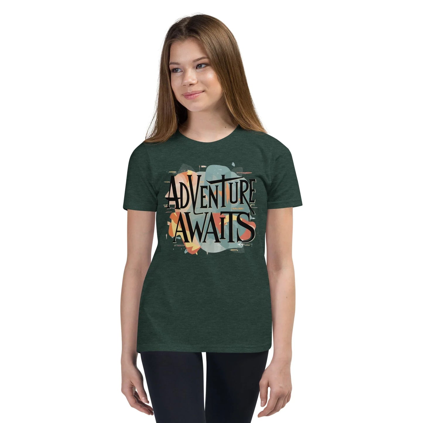 Youth Short Sleeve | Adventure Awaits - T-Shirt - AwRans Clothing
