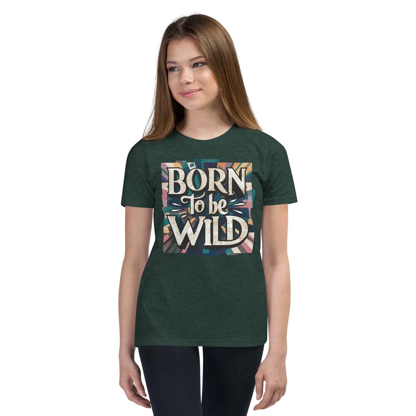 Youth Short Sleeve | Born To Be Wild - T-Shirt - AwRans Clothing