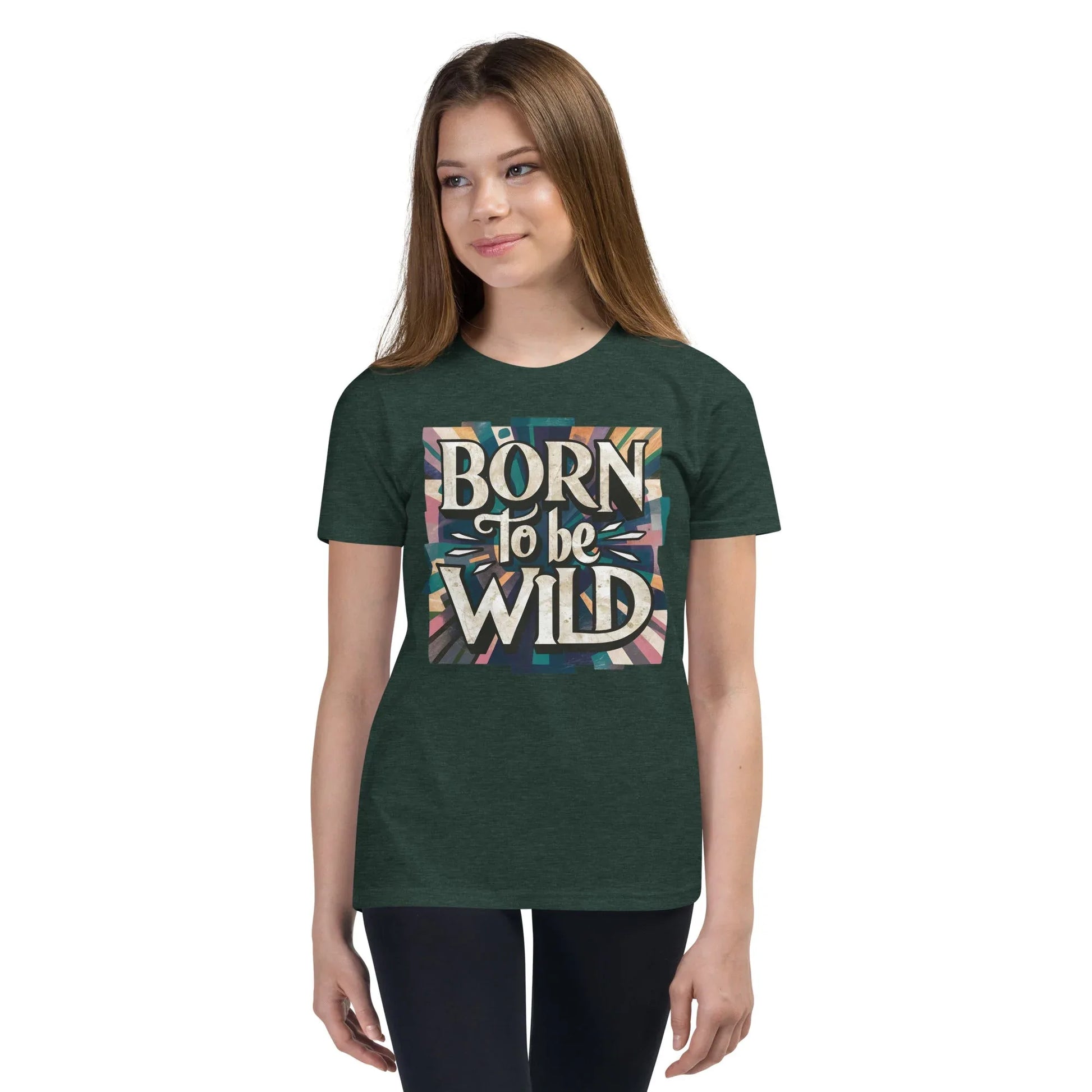 Youth Short Sleeve | Born To Be Wild - T-Shirt - AwRans Clothing