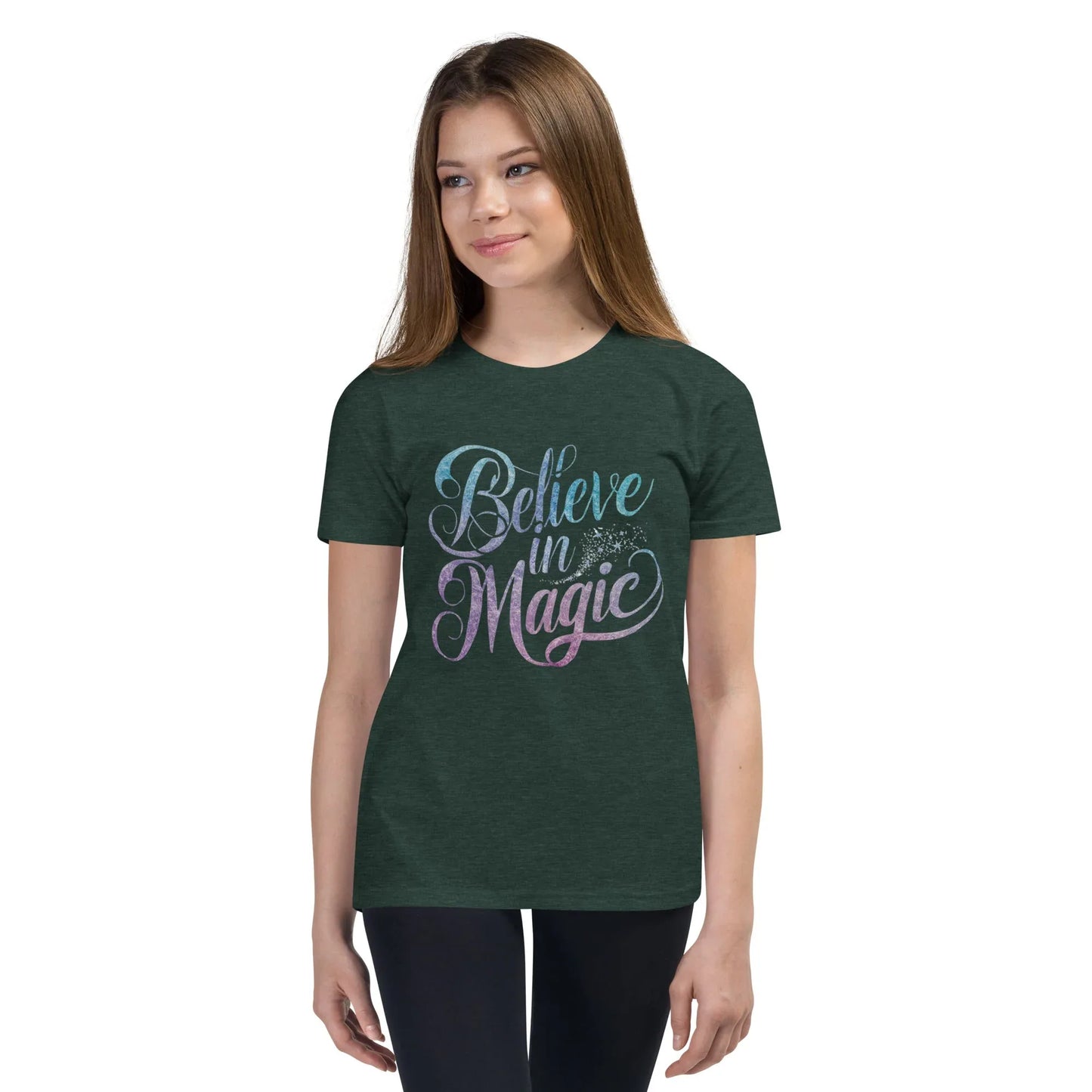 Youth Short Sleeve | BELIEVE IN MAGIC - T-Shirt - AwRans Clothing