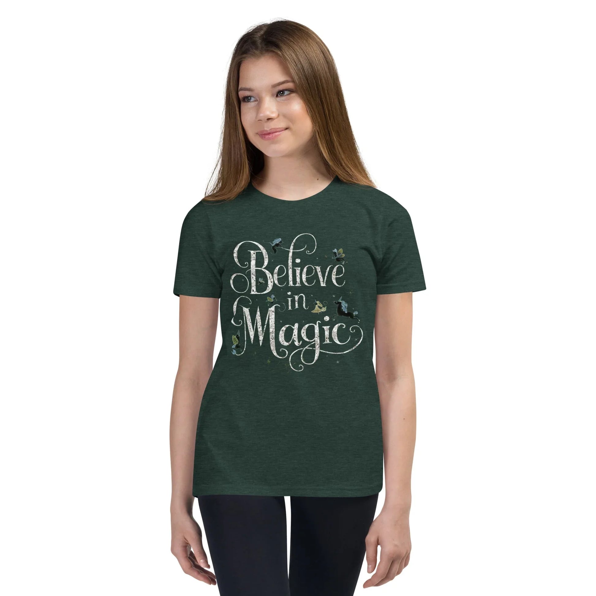 Youth Short Sleeve | BELIEVE IN MAGIC - T-Shirt - AwRans Clothing