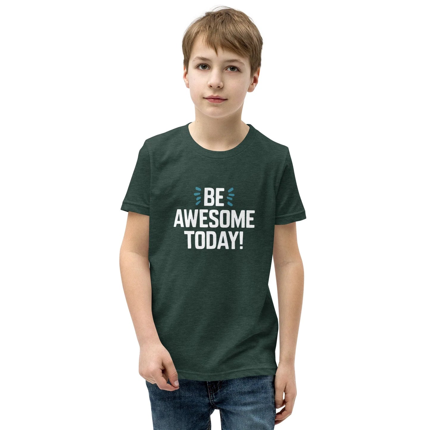 Youth Short Sleeve | BE AWESOME TODAY! - T-Shirt - AwRans Clothing