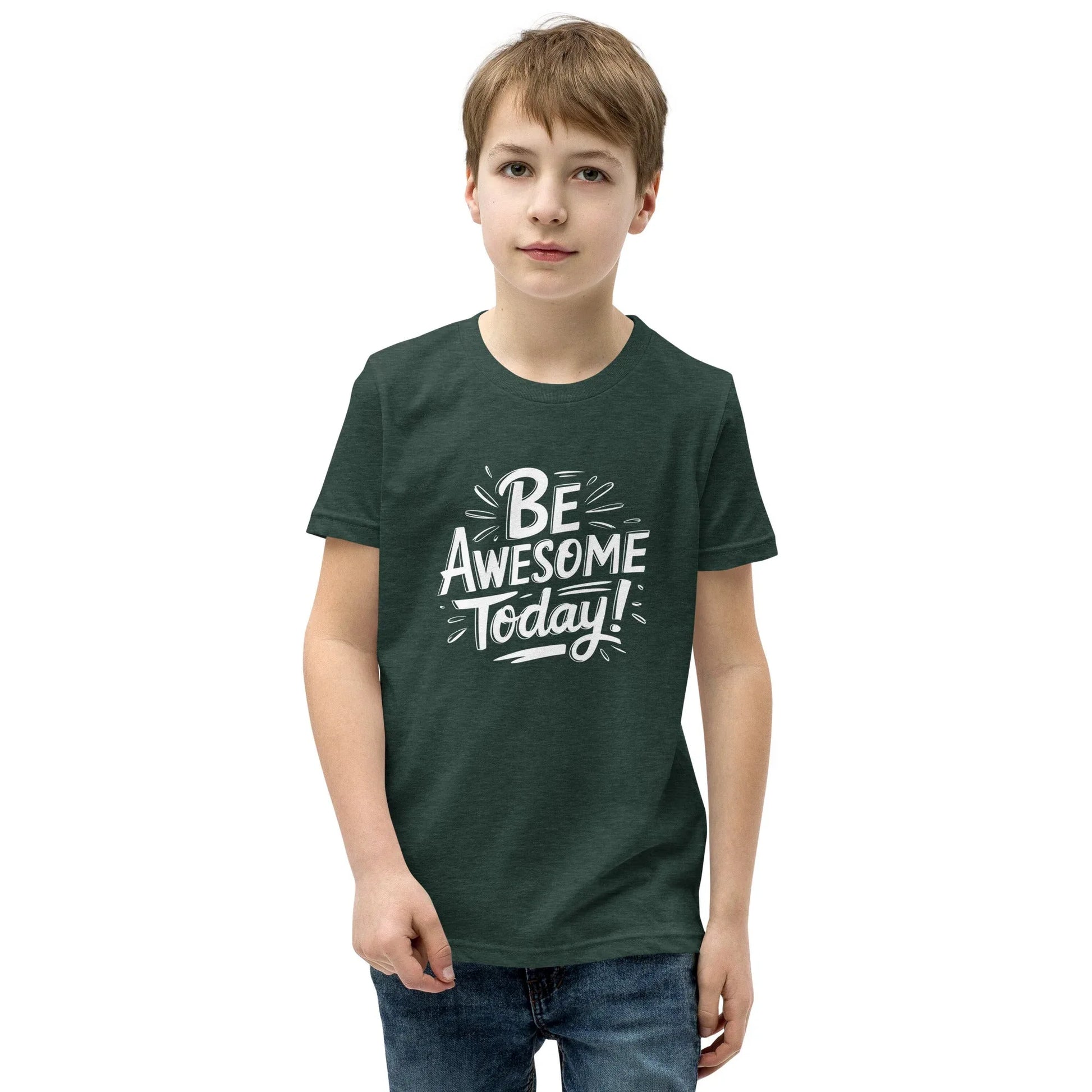 Youth Short Sleeve | BE AWESOME TODAY! - T-Shirt - AwRans Clothing